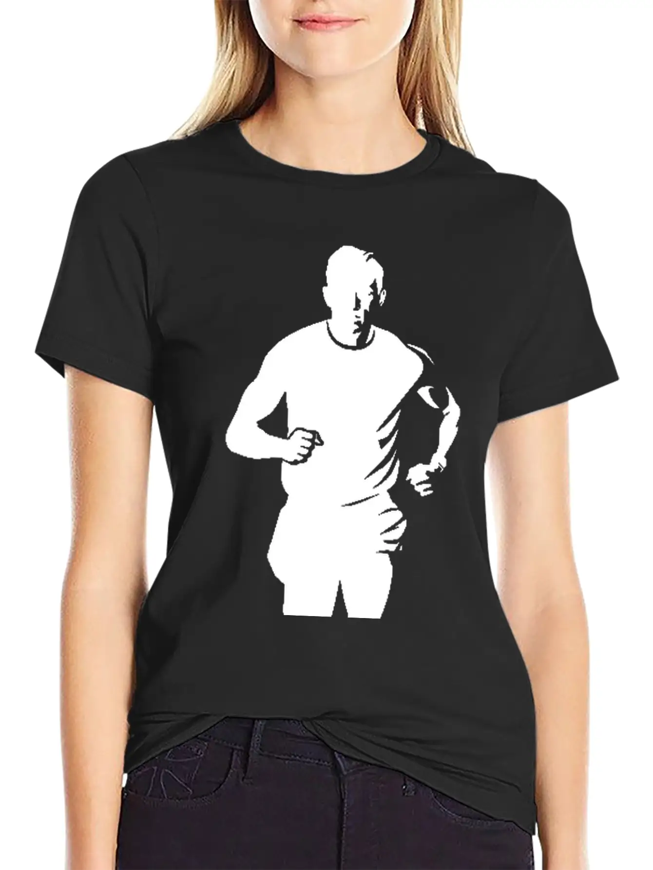 Running Guy Stylish Everyday T-Shirt – Unisex Basic Cotton Tee