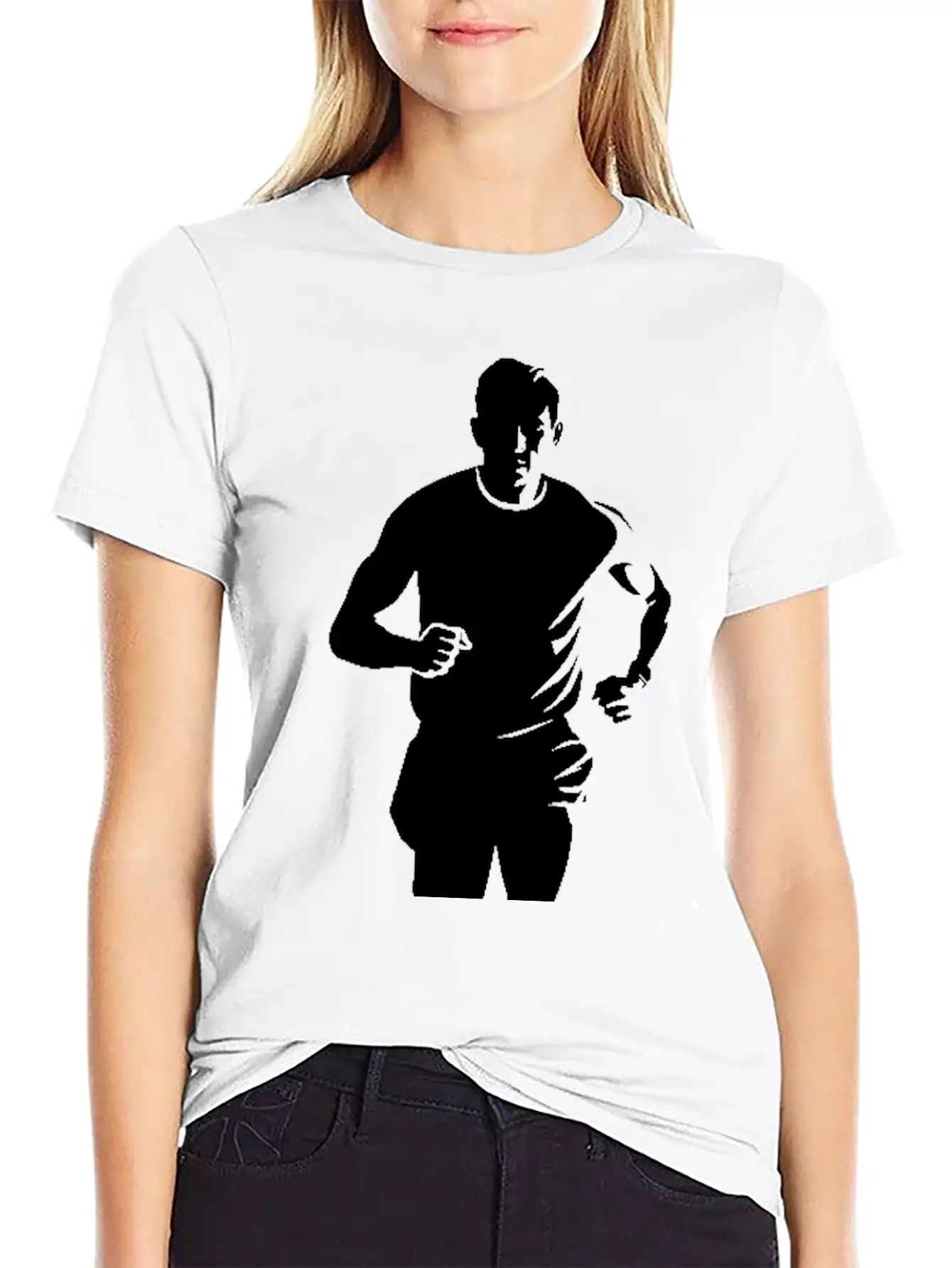 Running Guy Stylish Everyday T-Shirt – Unisex Basic Cotton Tee