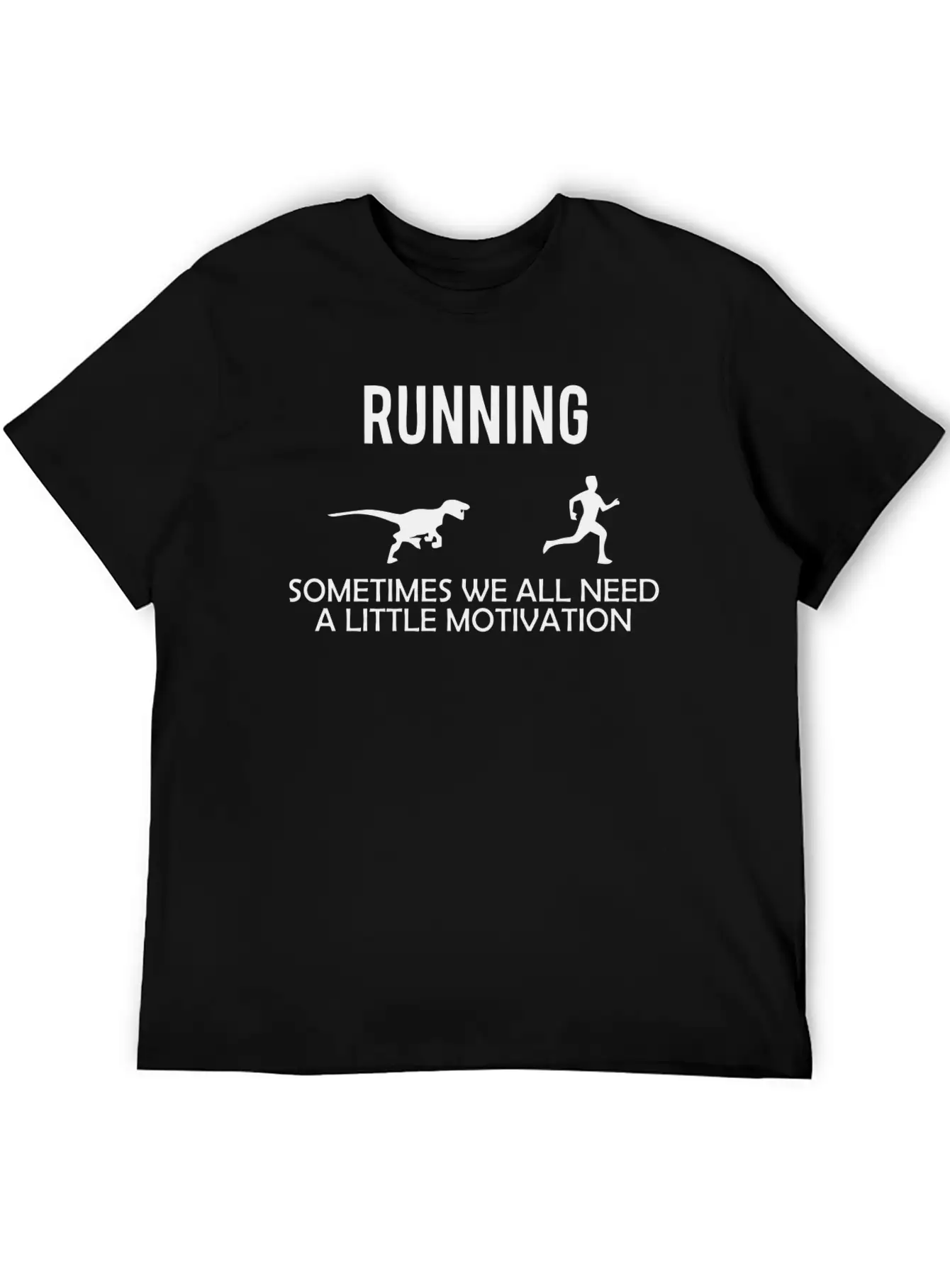 Running Motivation Lightweight Cotton T-Shirt – Daily Comfort Graphic Shirt