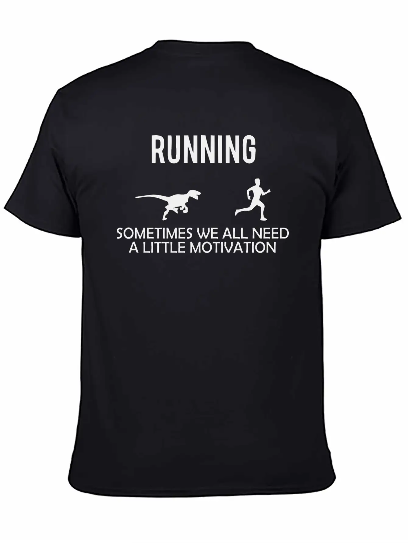 Running Motivation Lightweight Cotton T-Shirt – Daily Comfort Graphic Shirt