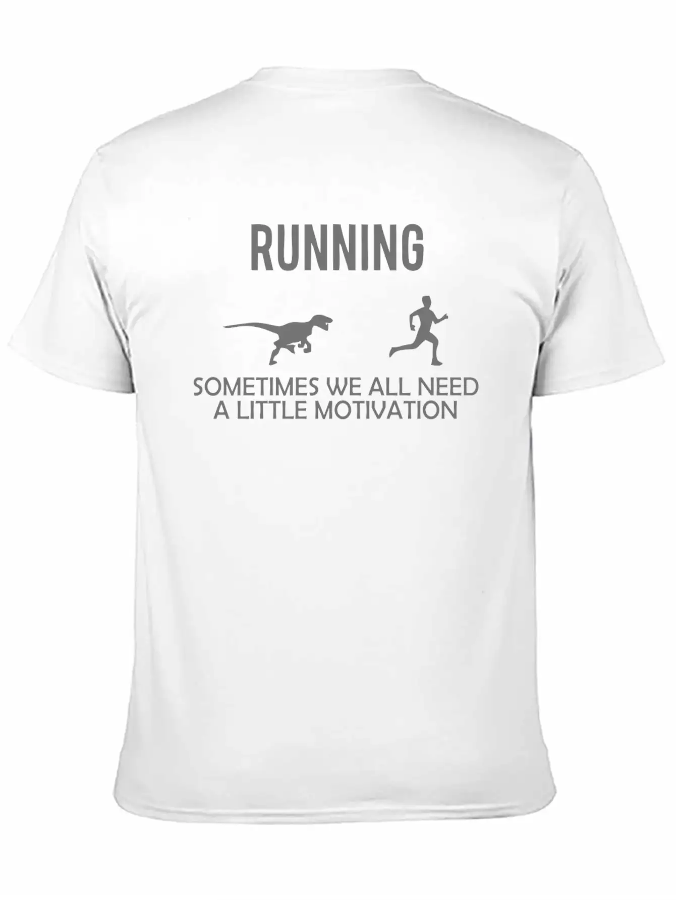 Running Motivation Lightweight Cotton T-Shirt – Daily Comfort Graphic Shirt