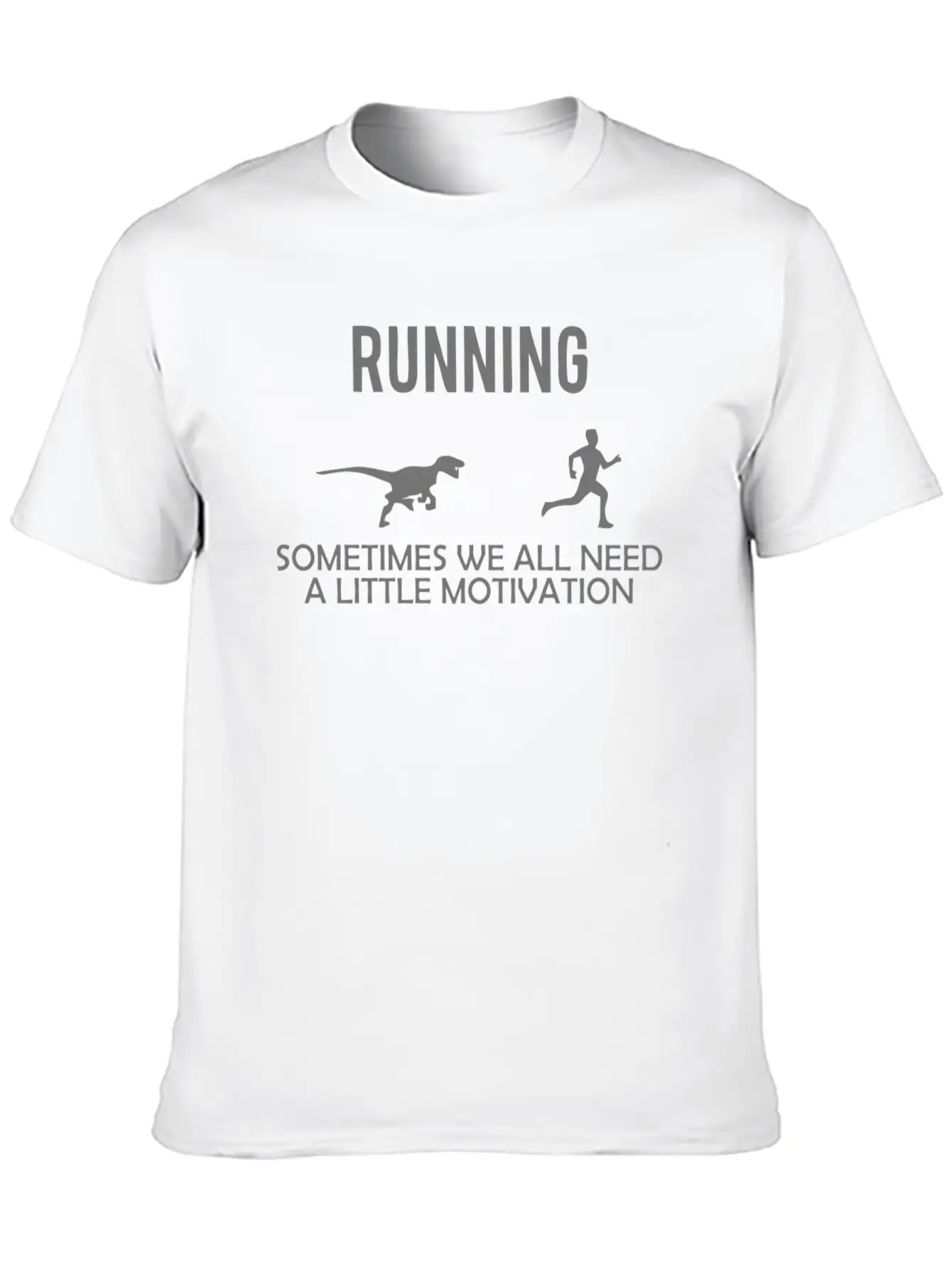 Running Motivation Lightweight Cotton T-Shirt – Daily Comfort Graphic Shirt