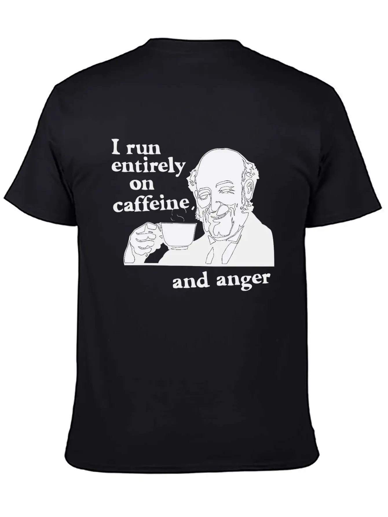 Running On Caffeine And Anger Essential Cotton Tee For Daily Outfits – Unisex Style