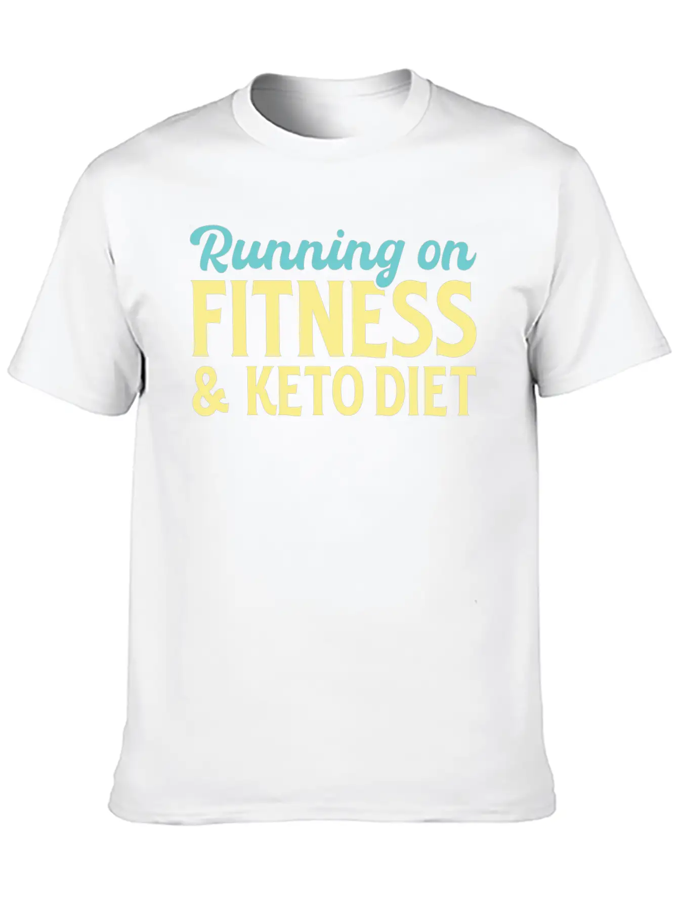 Running On Fitness And Keto Diet Relaxed Everyday Tee – Lightweight And Durable Cotton