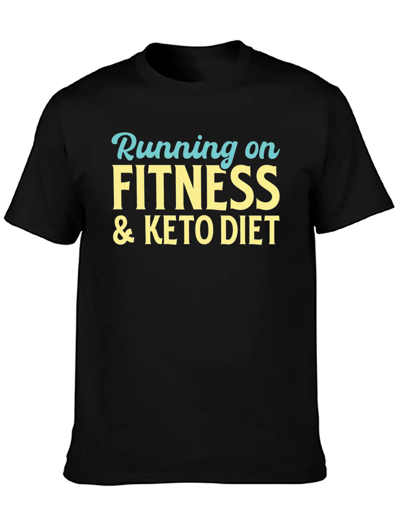 Running On Fitness And Keto Diet Relaxed Everyday Tee – Lightweight And Durable Cotton