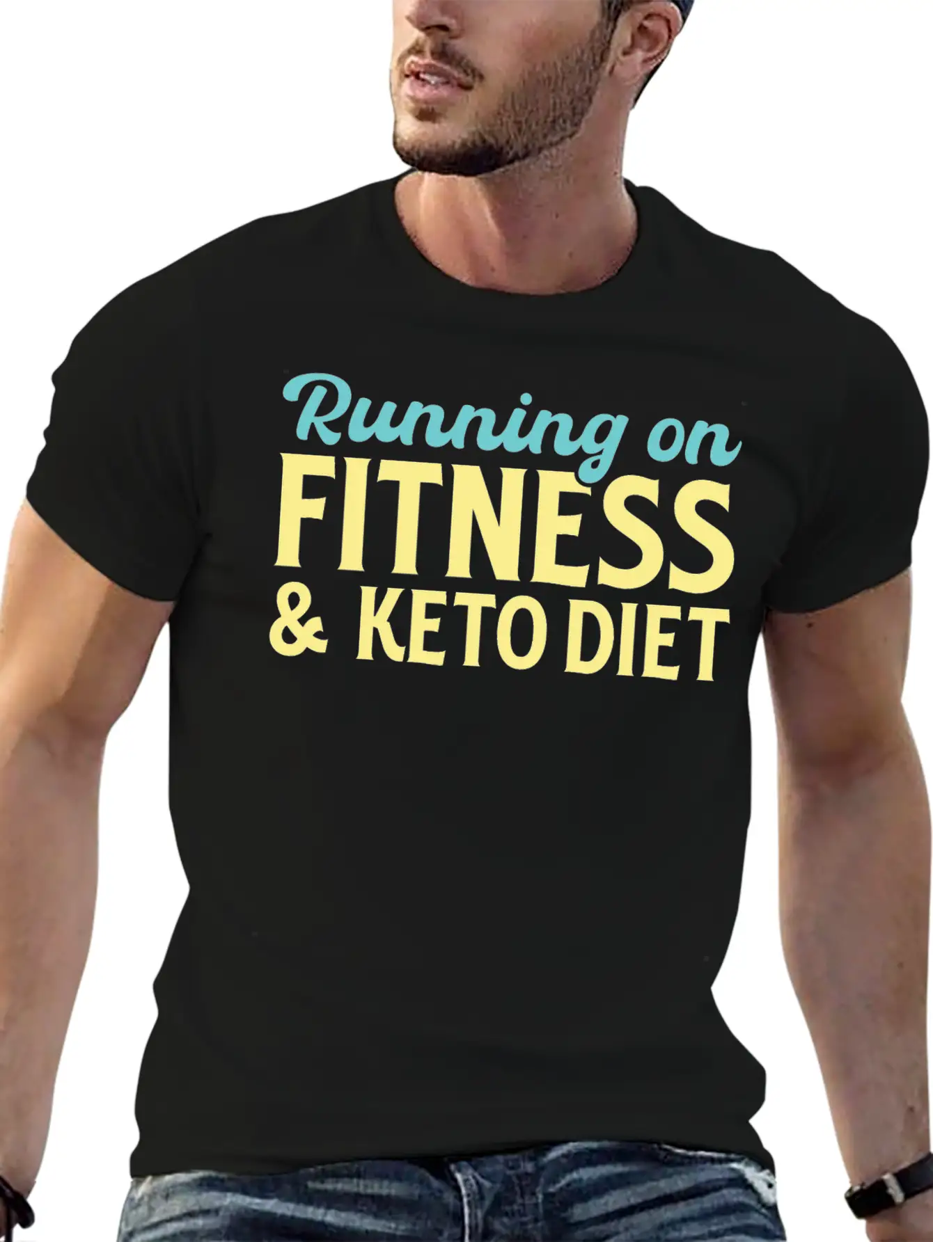 Running On Fitness And Keto Diet Relaxed Everyday Tee – Lightweight And Durable Cotton
