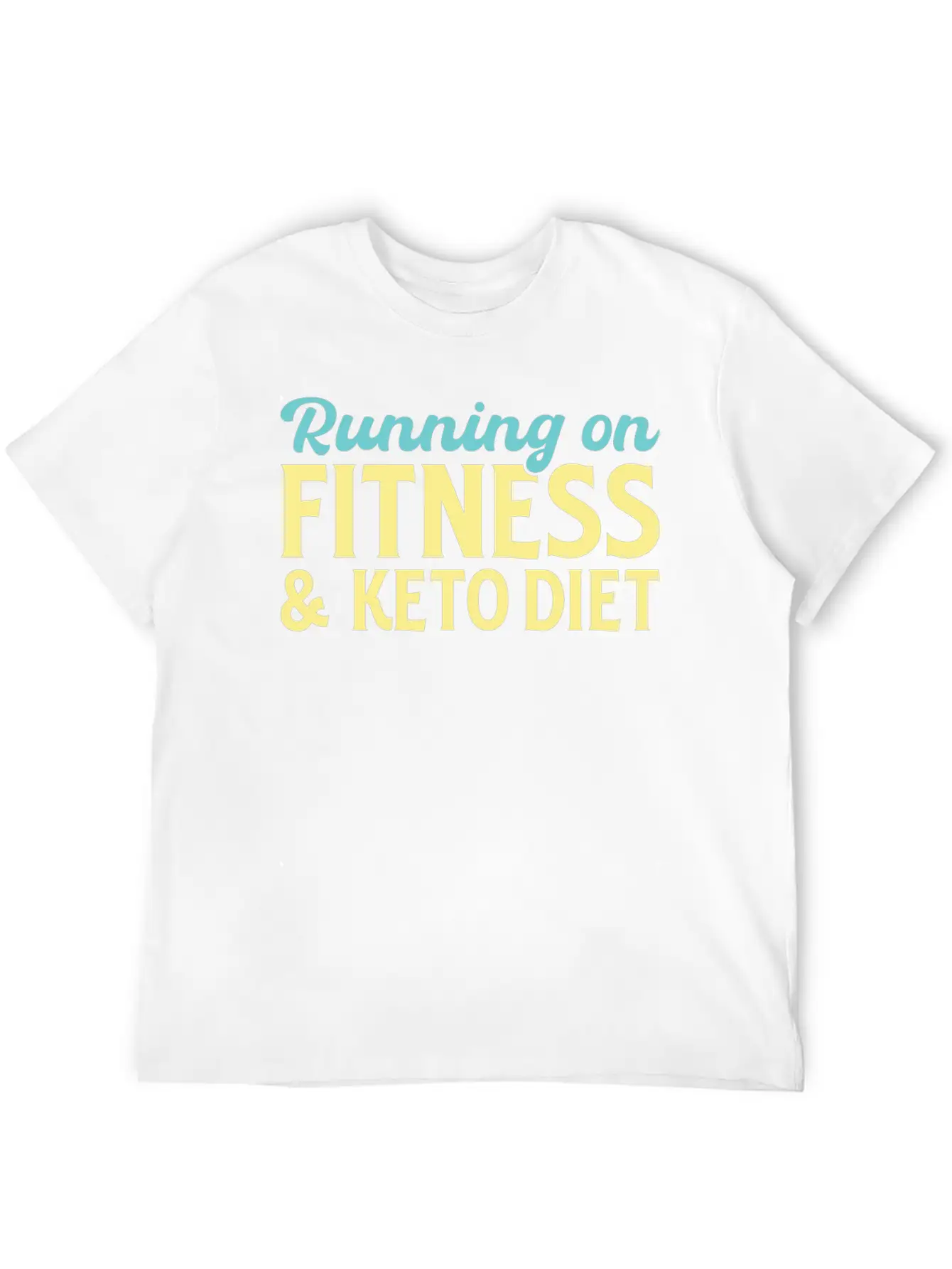 Running On Fitness And Keto Diet Relaxed Everyday Tee – Lightweight And Durable Cotton
