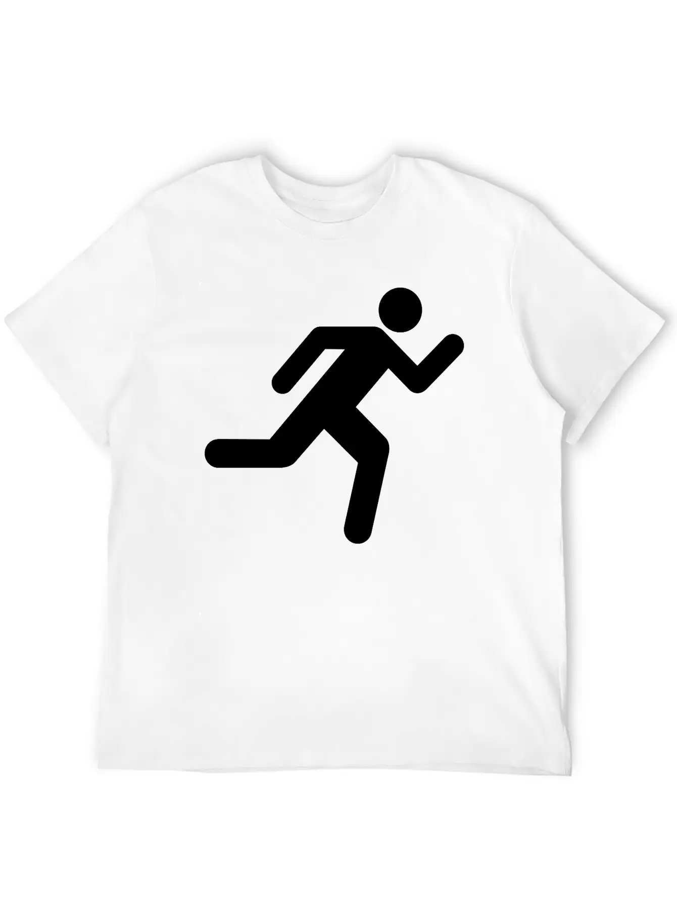 Running Person Essential Cotton Tee For Daily Outfits – Unisex Style