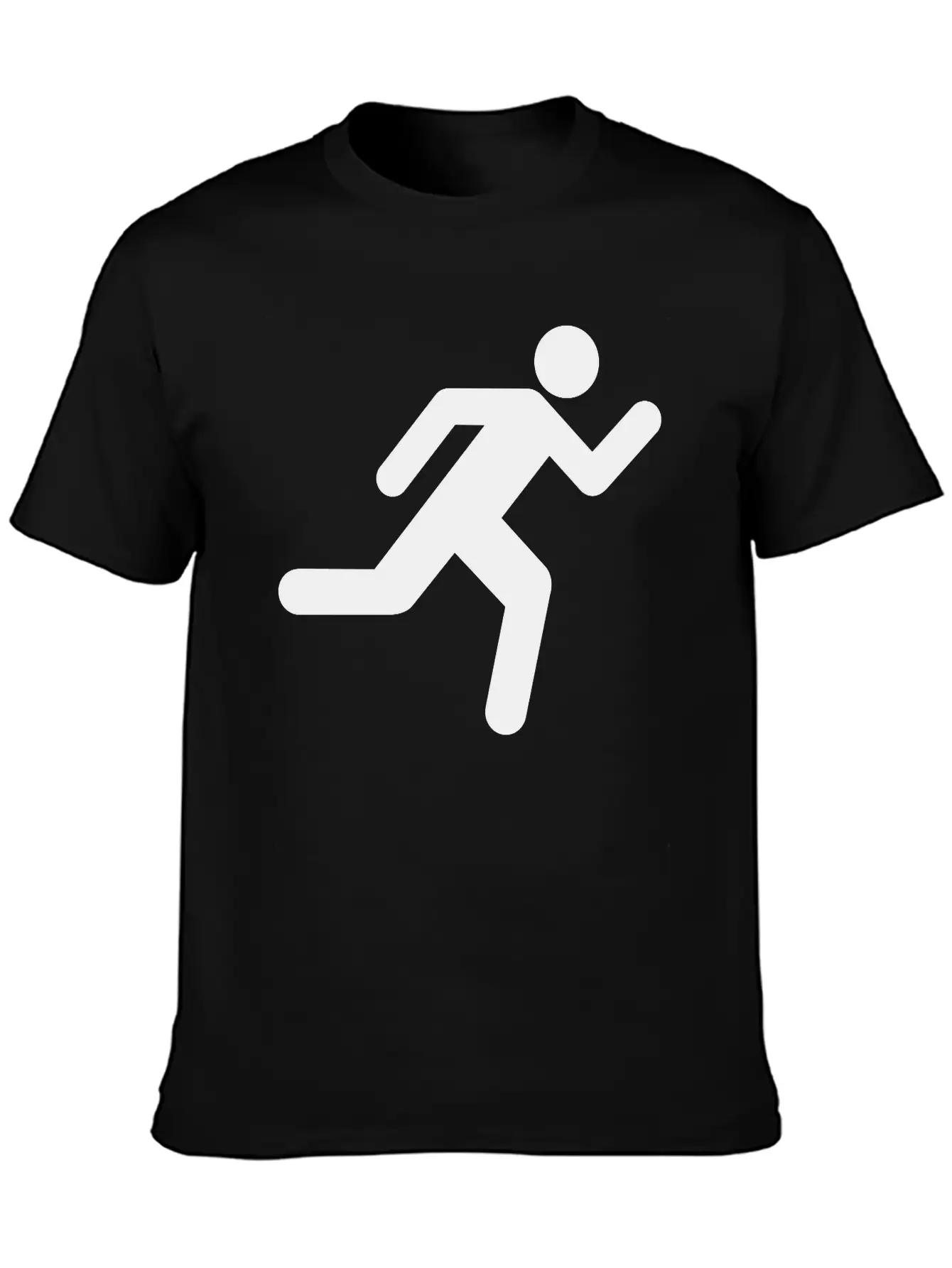 Running Person Essential Cotton Tee For Daily Outfits – Unisex Style