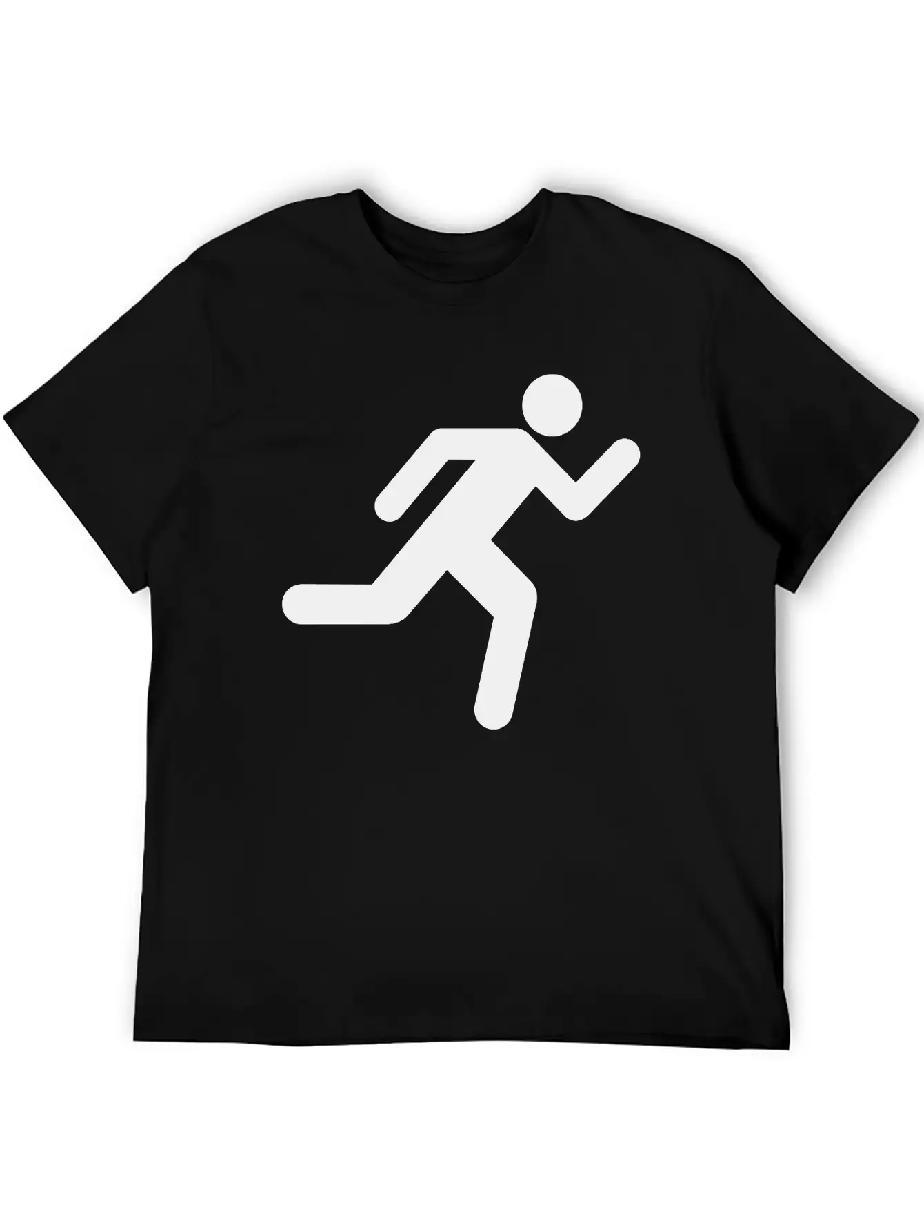Running Person Essential Cotton Tee For Daily Outfits – Unisex Style