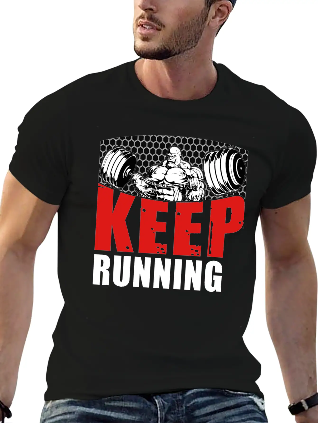Running Runner, Run Keep Running Classic Fit Graphic Tee For Daily Comfort – Unisex Cotton Shirt