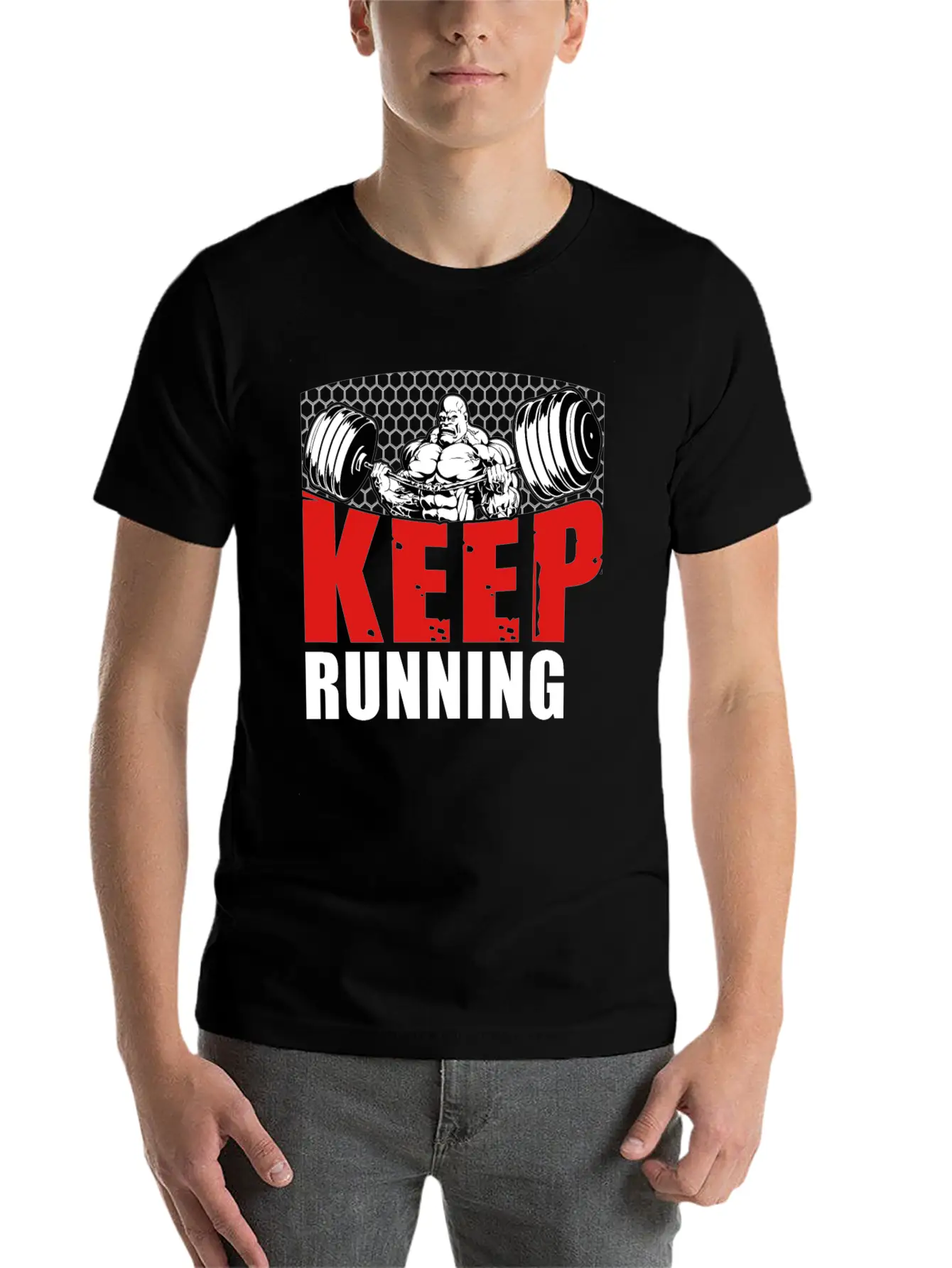 Running Runner, Run Keep Running Classic Fit Graphic Tee For Daily Comfort – Unisex Cotton Shirt
