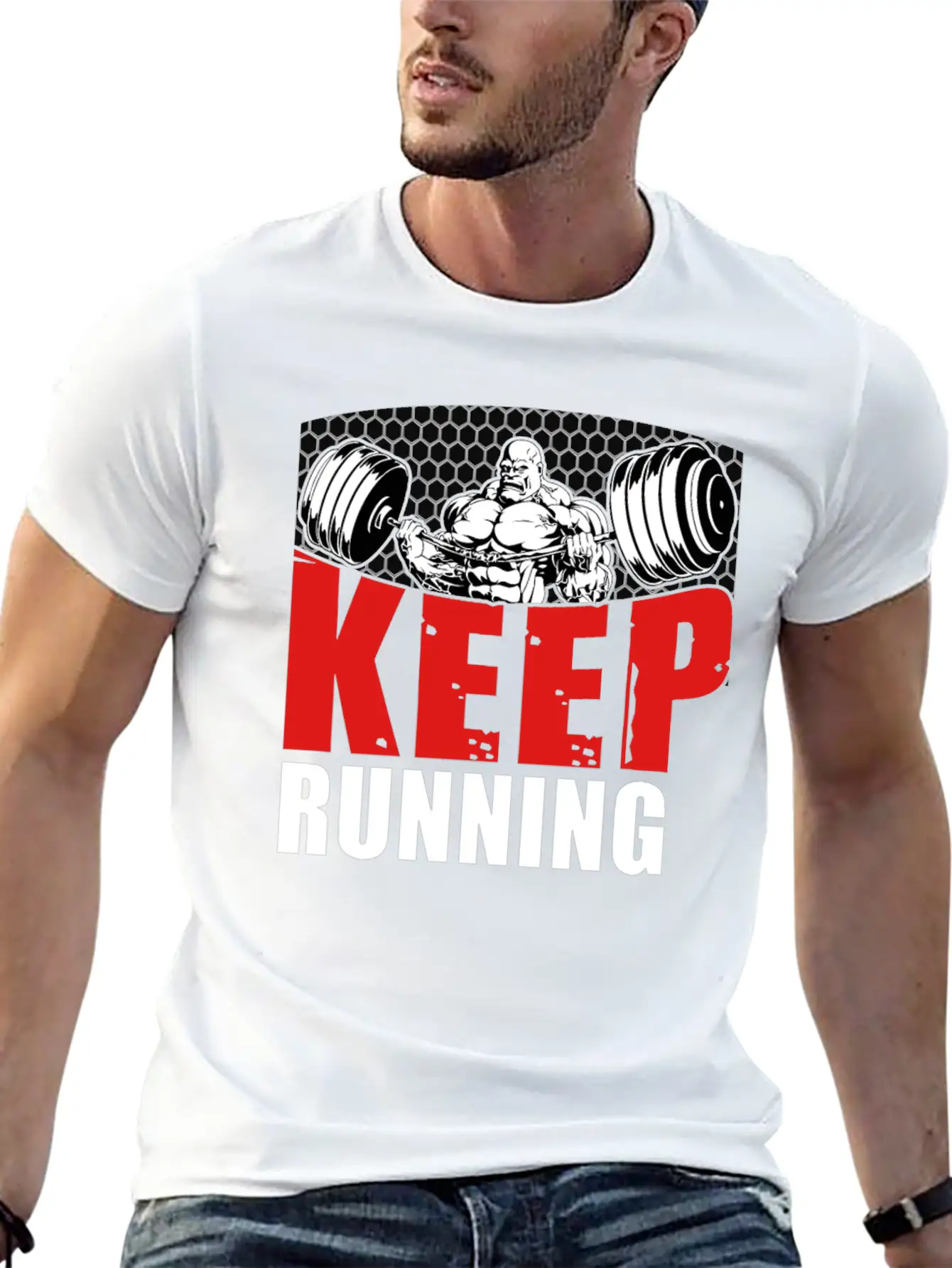 Running Runner, Run Keep Running Classic Fit Graphic Tee For Daily Comfort – Unisex Cotton Shirt