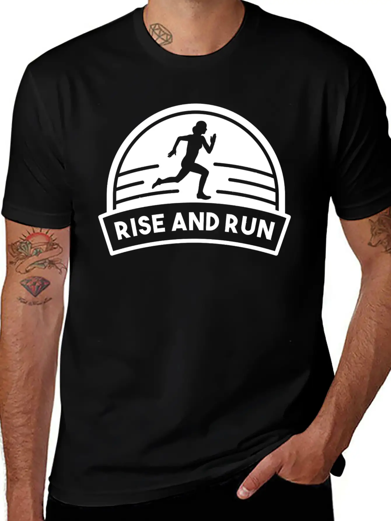 Running Running Jogging Jogging Sport Running Stylish Everyday T-Shirt – Unisex Basic Cotton Tee