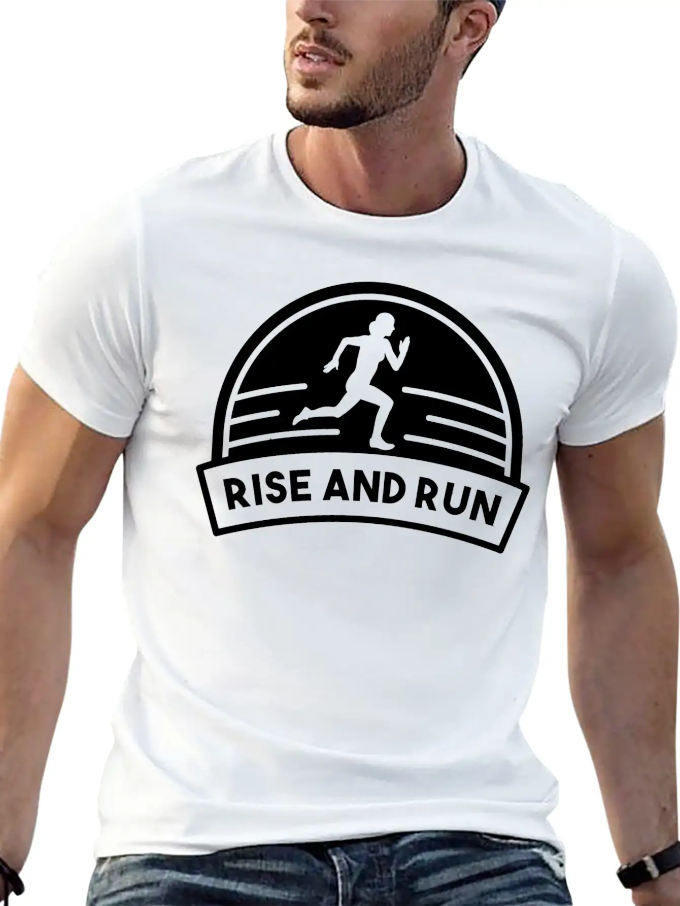 Running Running Jogging Jogging Sport Running Stylish Everyday T-Shirt – Unisex Basic Cotton Tee