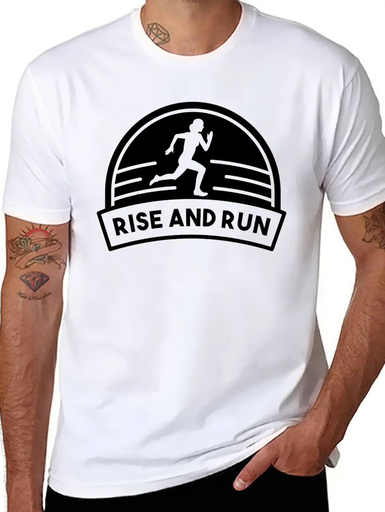 Running Running Jogging Jogging Sport Running Stylish Everyday T-Shirt – Unisex Basic Cotton Tee