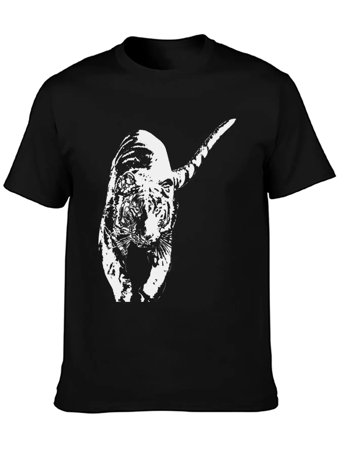 Running Tiger Basic Graphic T-Shirt – Daily Comfort In Soft Cotton