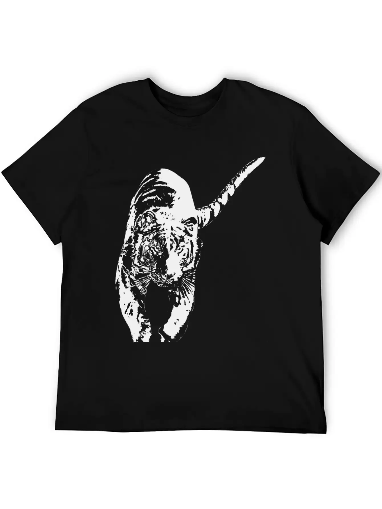 Running Tiger Basic Graphic T-Shirt – Daily Comfort In Soft Cotton