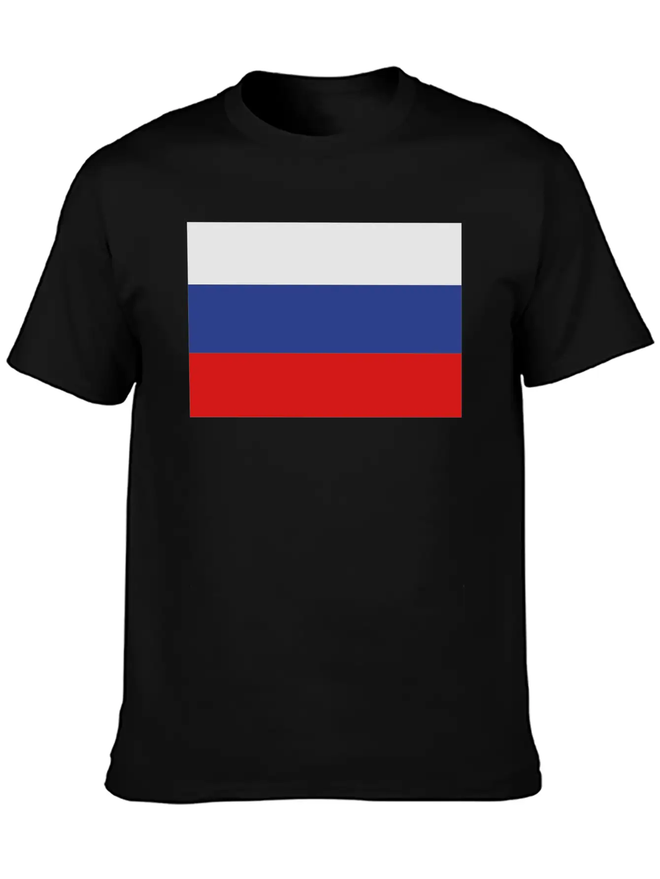 Russian Flag Modern Fit Casual T-Shirt – Clean And Versatile Design
