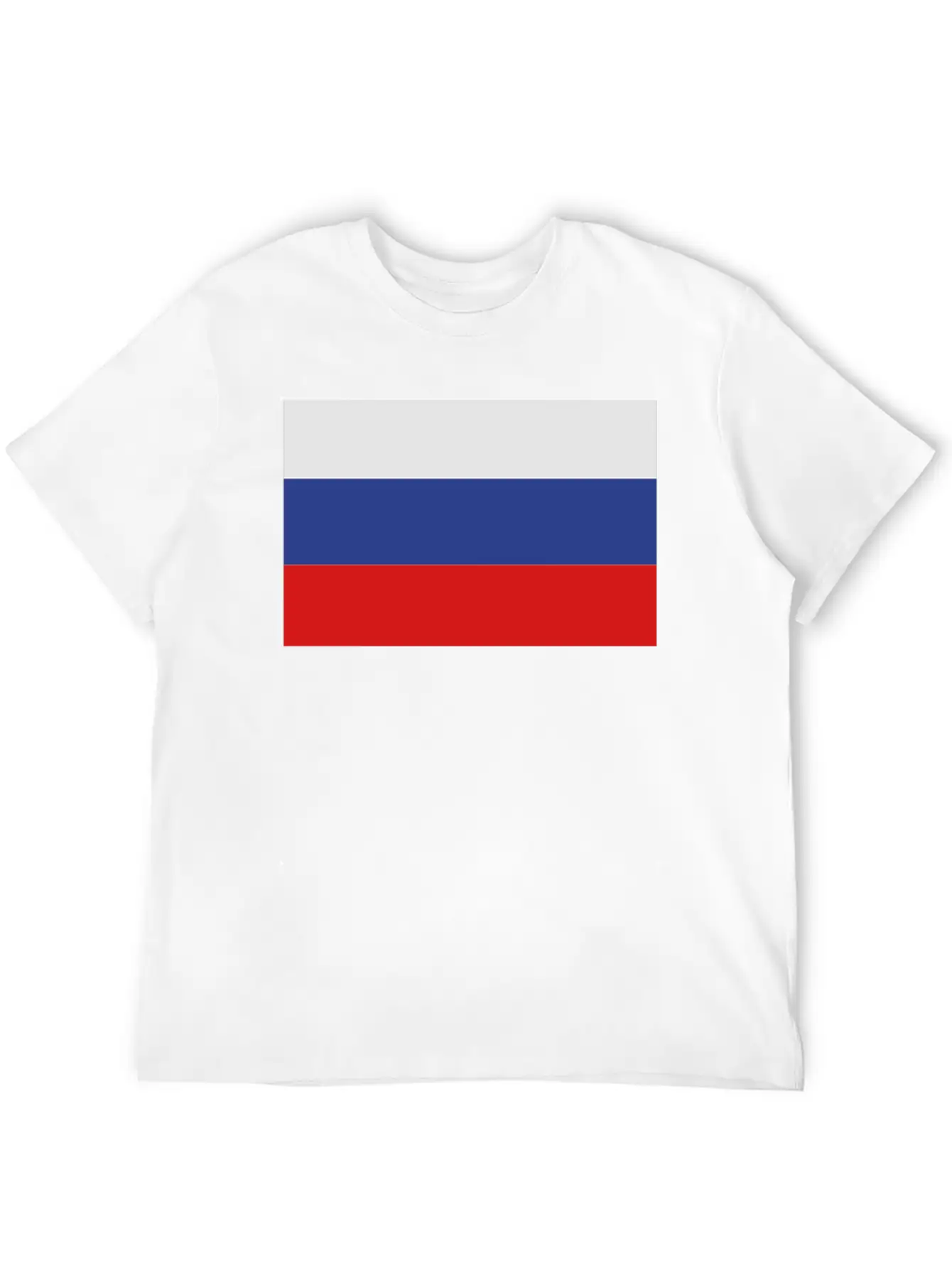 Russian Flag Modern Fit Casual T-Shirt – Clean And Versatile Design