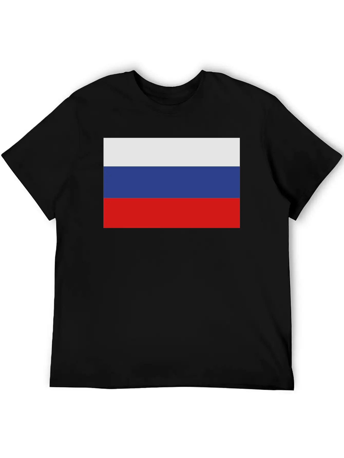 Russian Flag Modern Fit Casual T-Shirt – Clean And Versatile Design