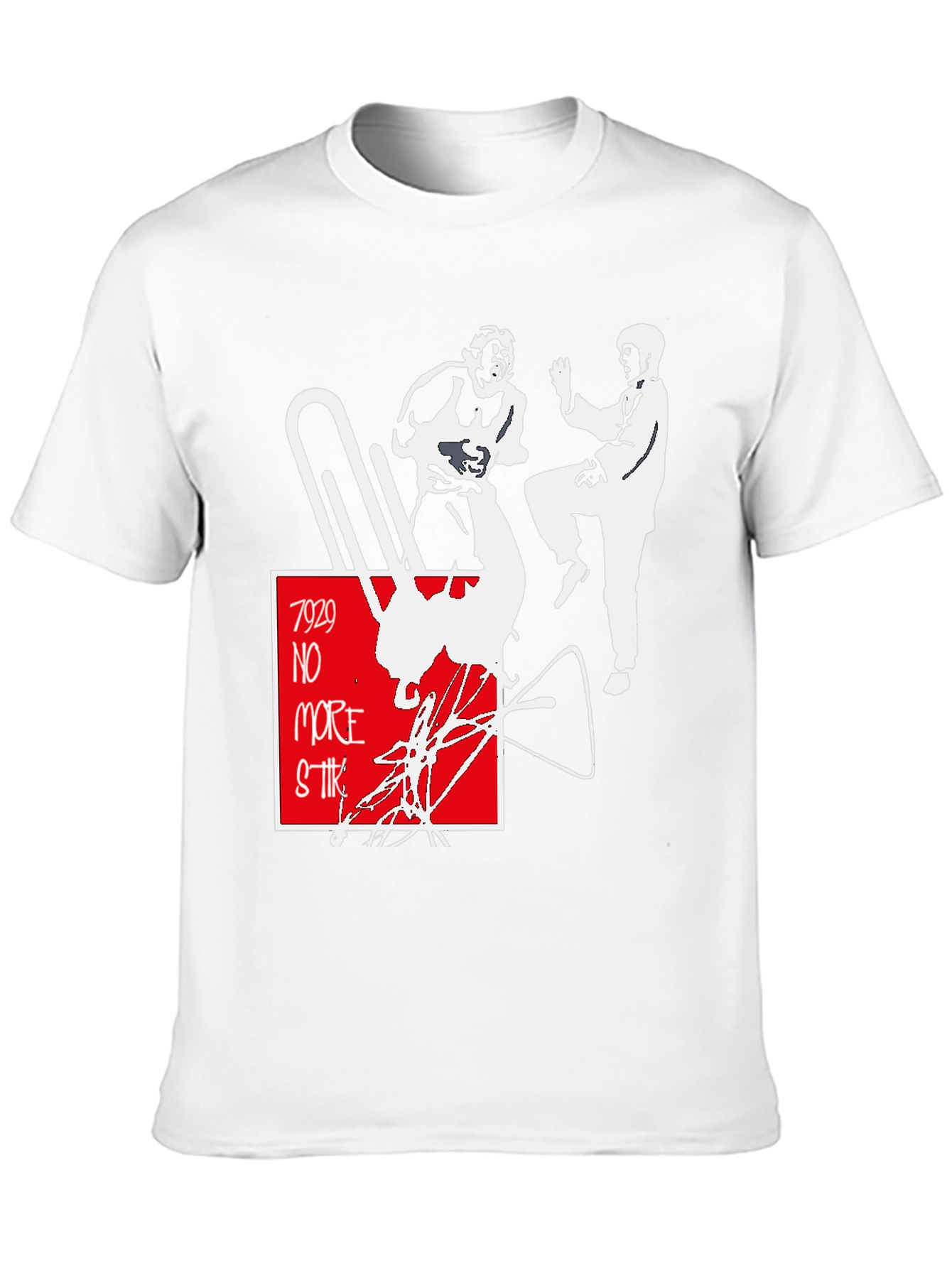 7929 No More Strike Graphic T-Shirt