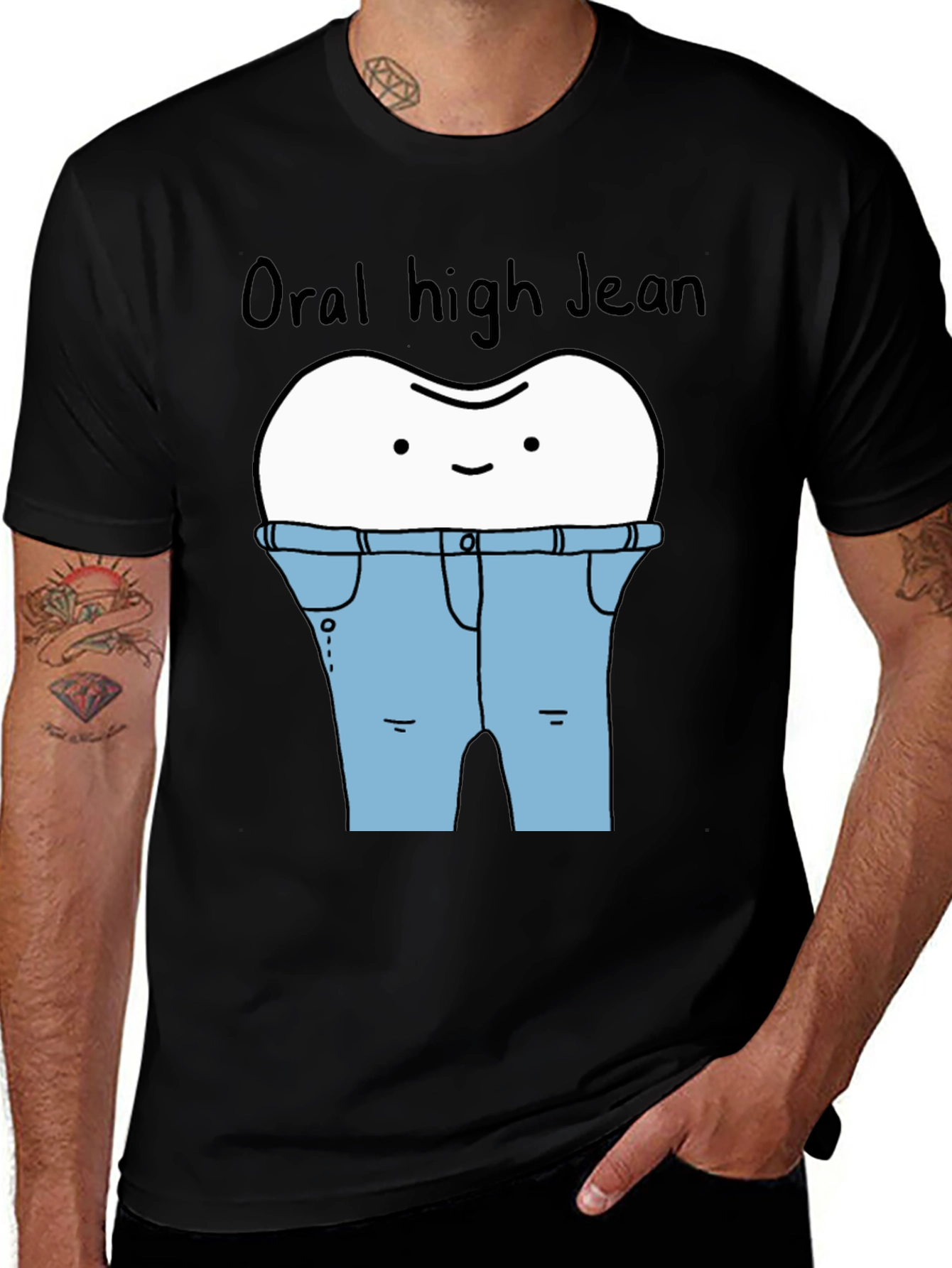 Oral High Jean Funny T-Shirt