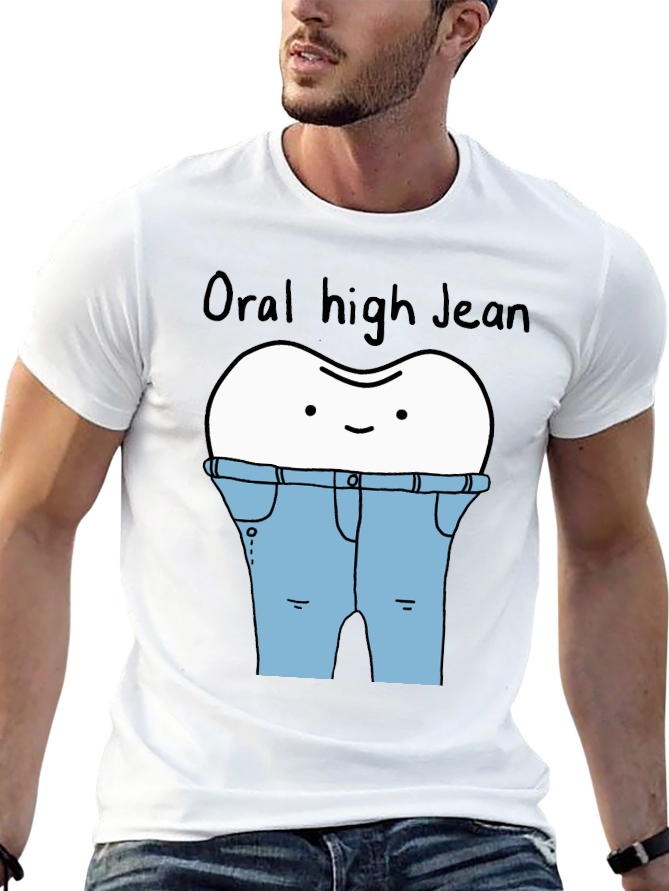 Oral High Jean Funny T-Shirt