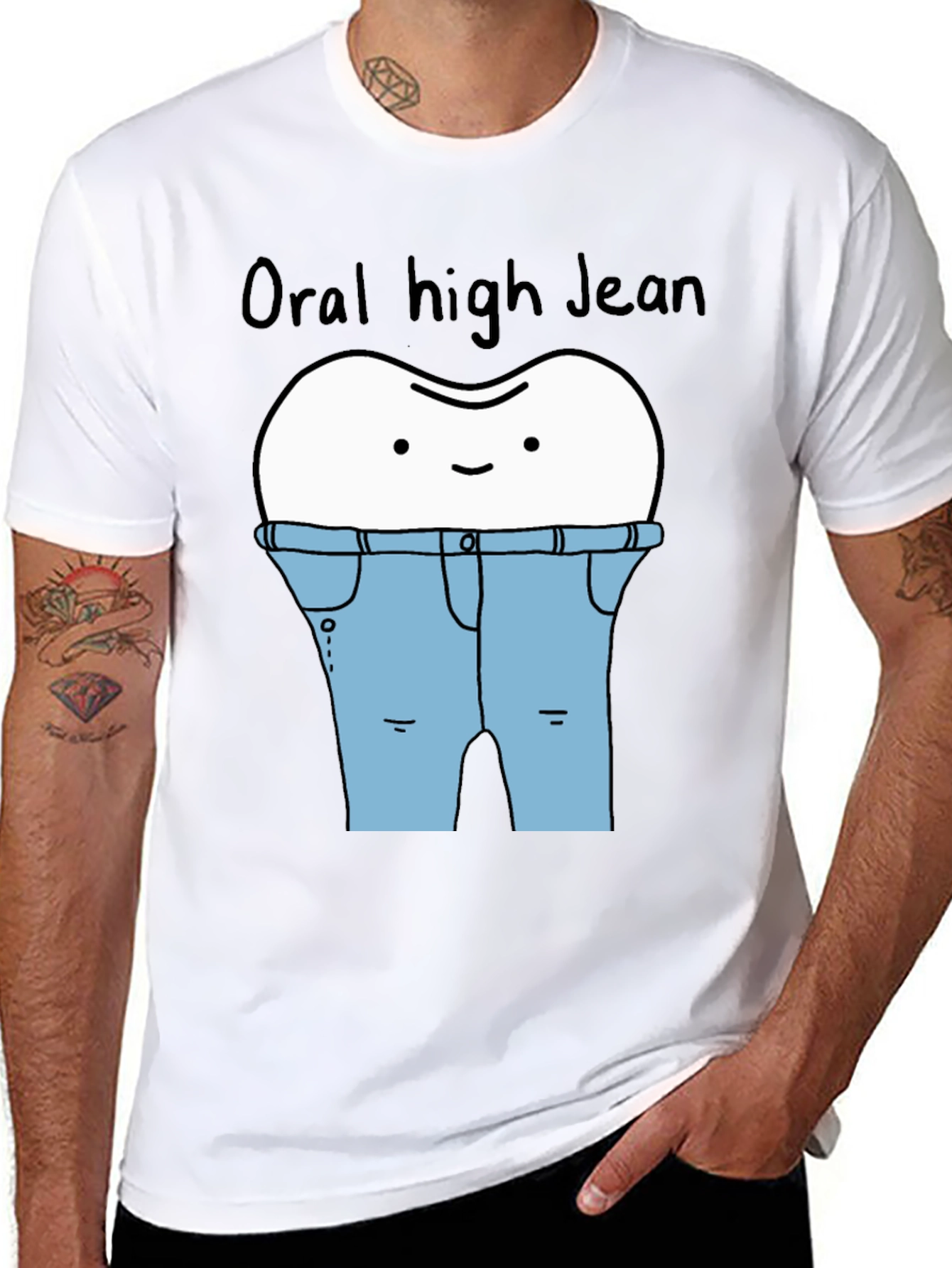 Oral High Jean Funny T-Shirt