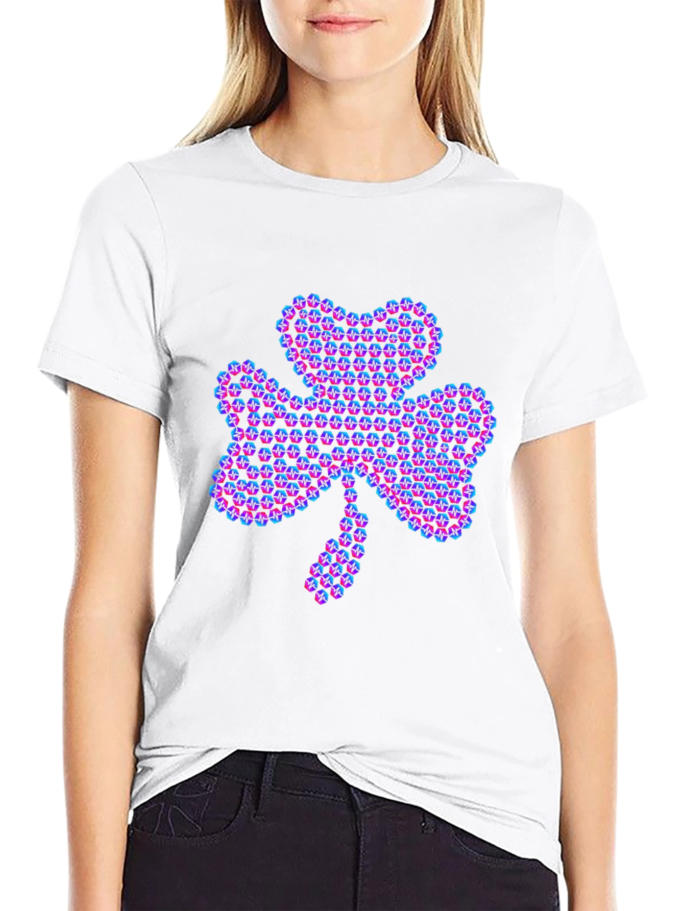Neon Clover Graphic Tee
