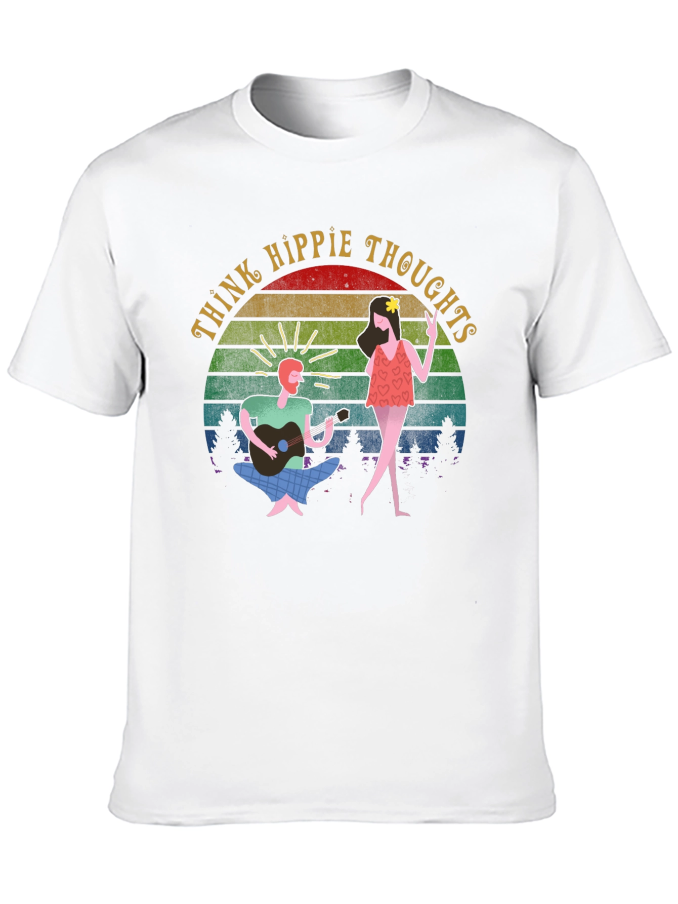 Think Hippie Thoughts Graphic T-Shirt