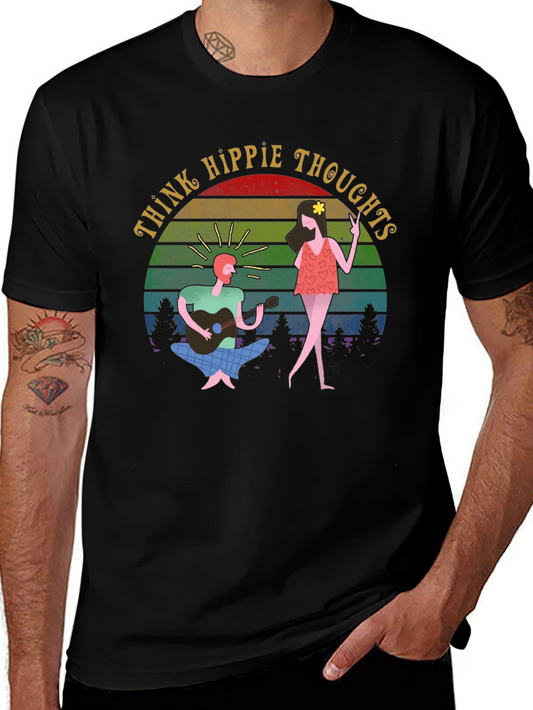 Think Hippie Thoughts Graphic T-Shirt