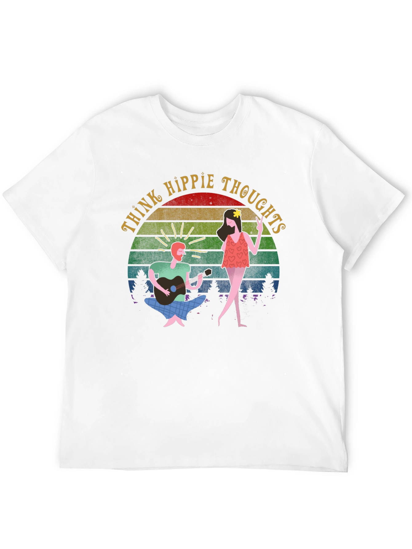 Think Hippie Thoughts Graphic T-Shirt