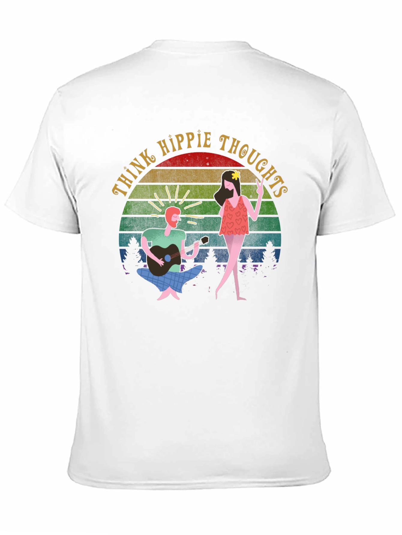 Think Hippie Thoughts Graphic T-Shirt