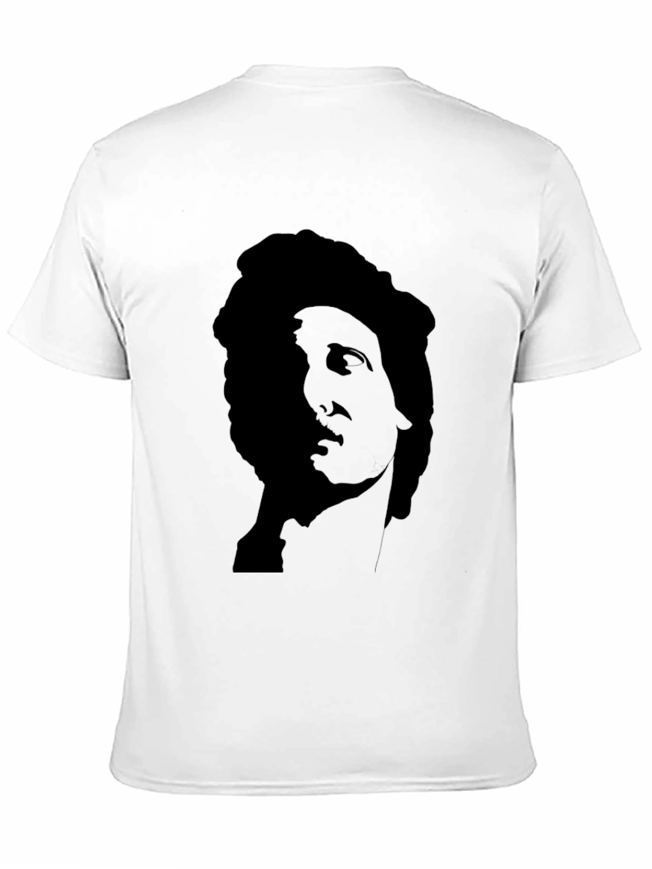 Statue Graphic Black T-Shirt - Classic Art Tee