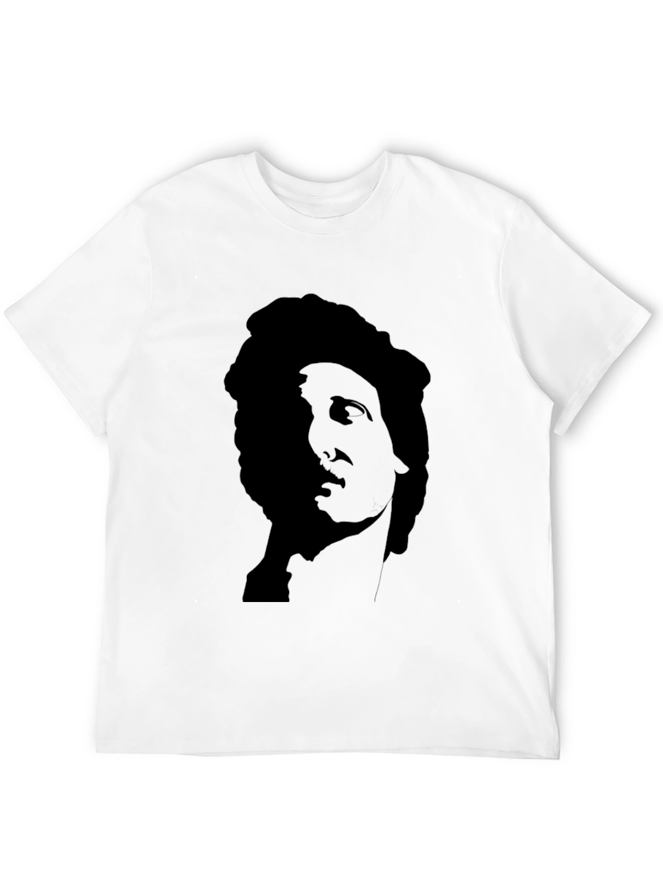 Statue Graphic Black T-Shirt - Classic Art Tee