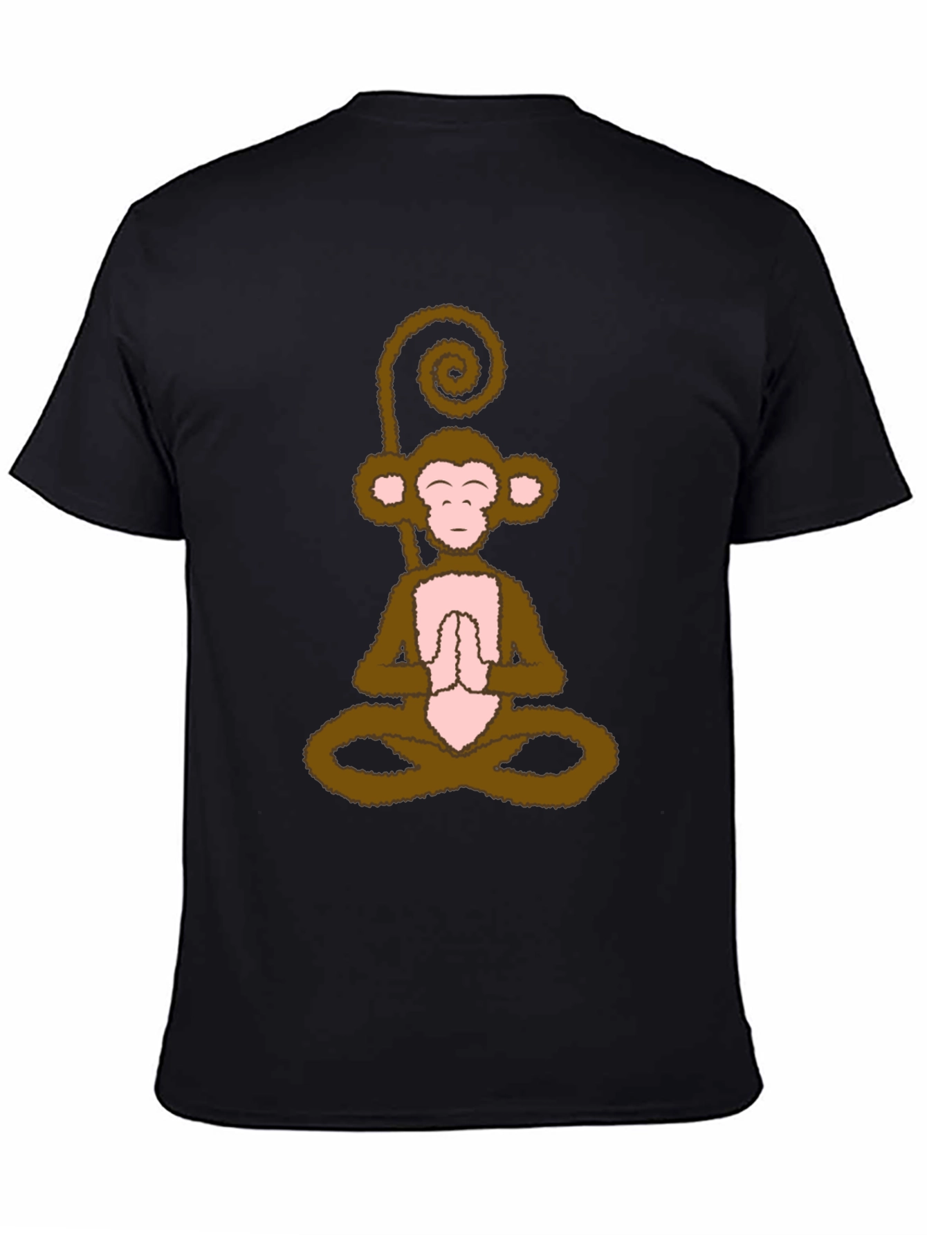 Yoga Monkey T-Shirt - Meditating Primate Tee