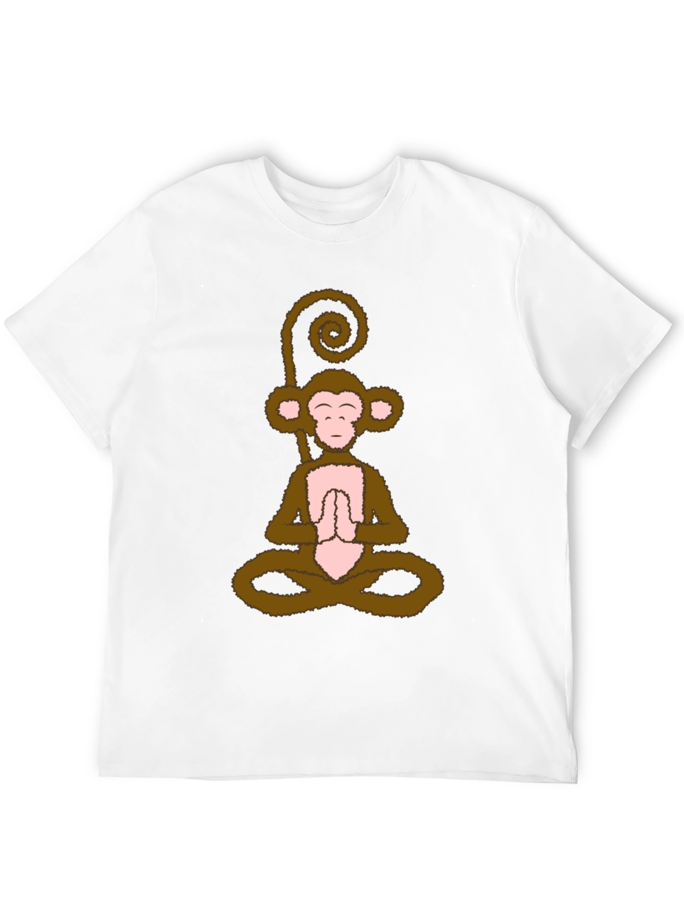 Yoga Monkey T-Shirt - Meditating Primate Tee