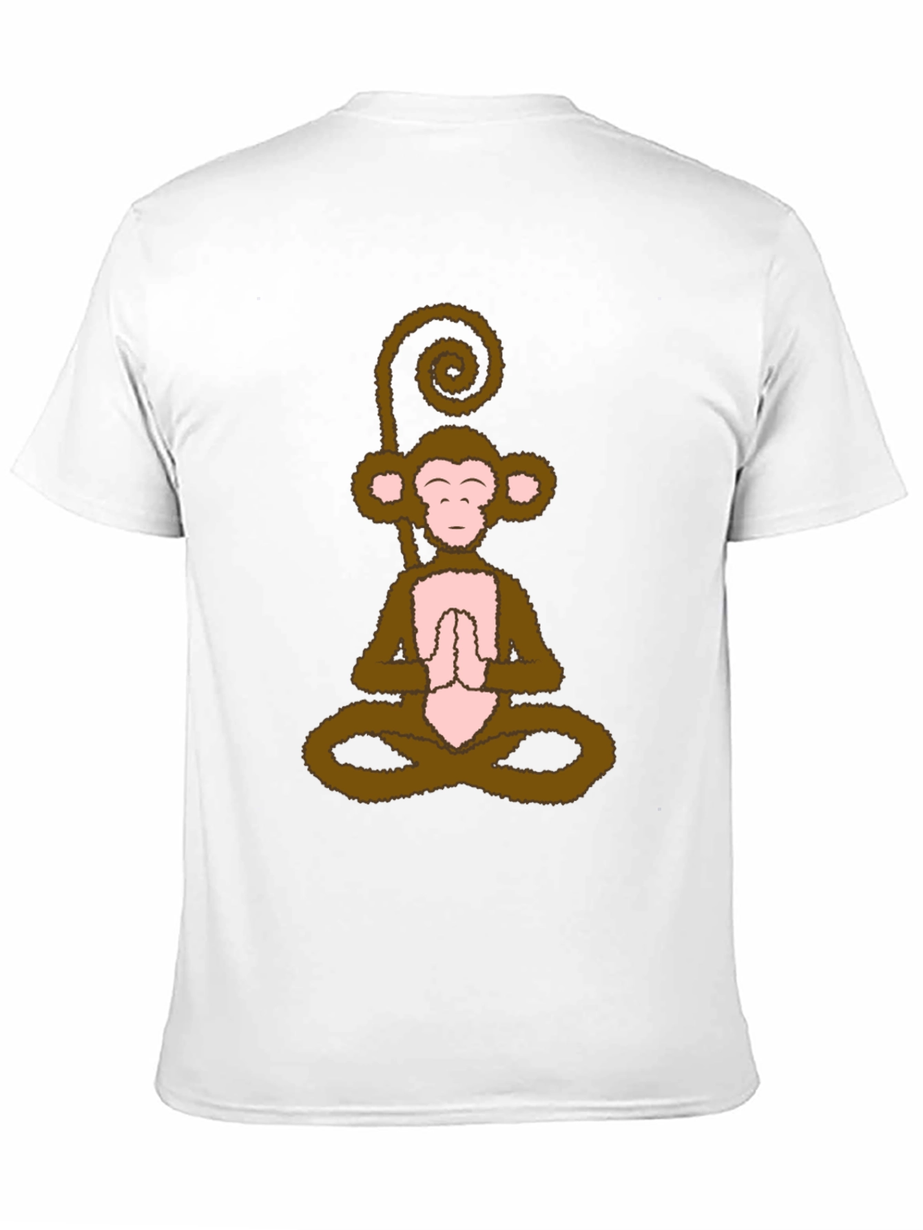 Yoga Monkey T-Shirt - Meditating Primate Tee