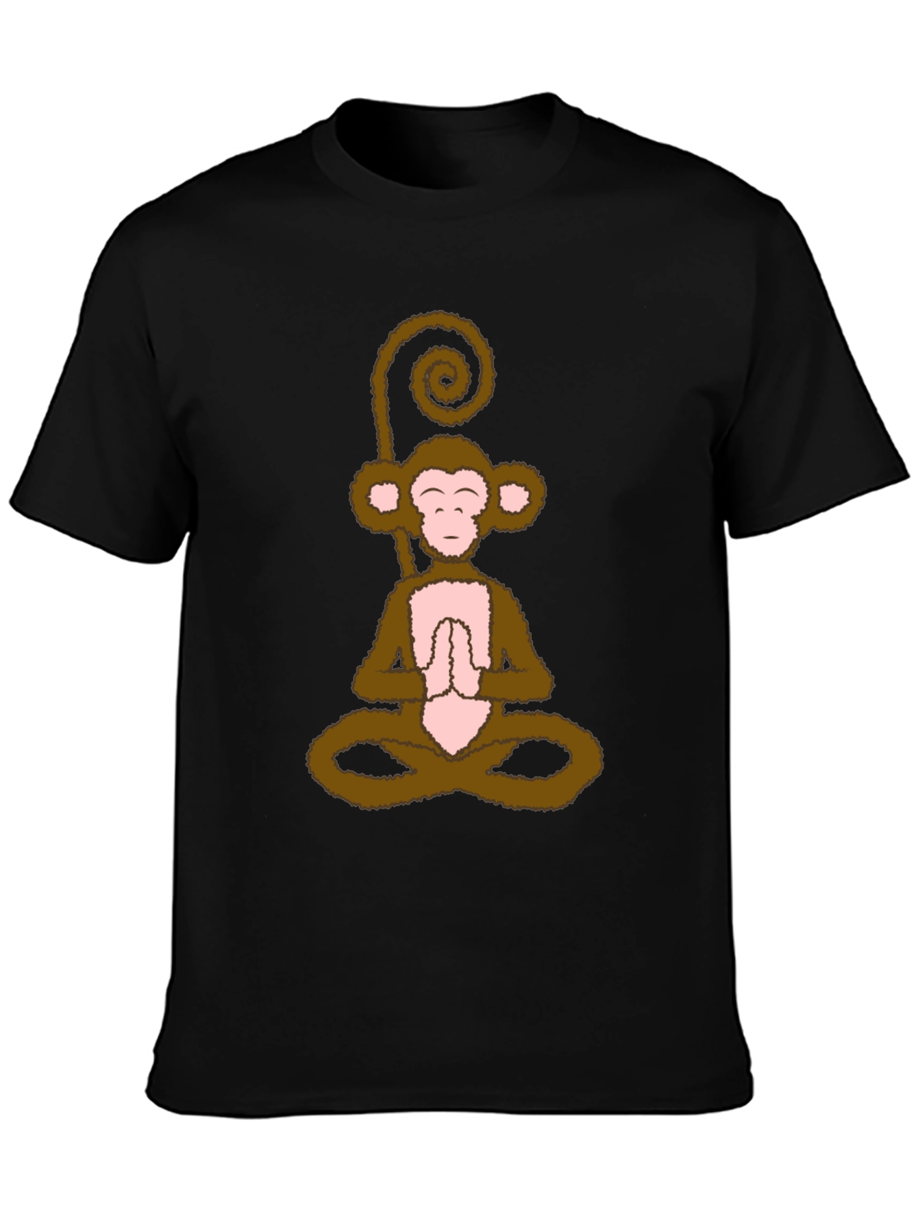 Yoga Monkey T-Shirt - Meditating Primate Tee
