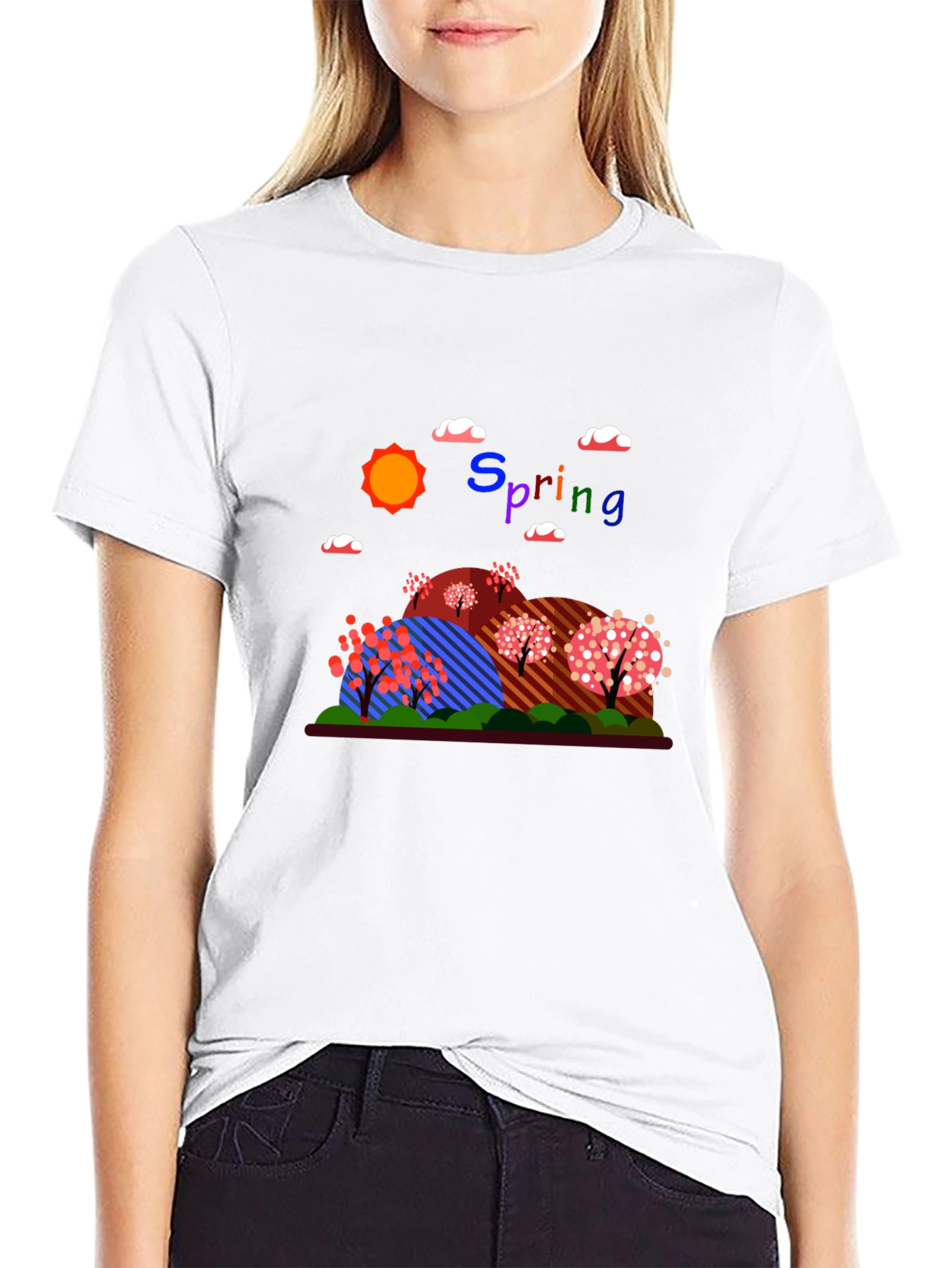 Spring Landscape Graphic Tee - Unisex