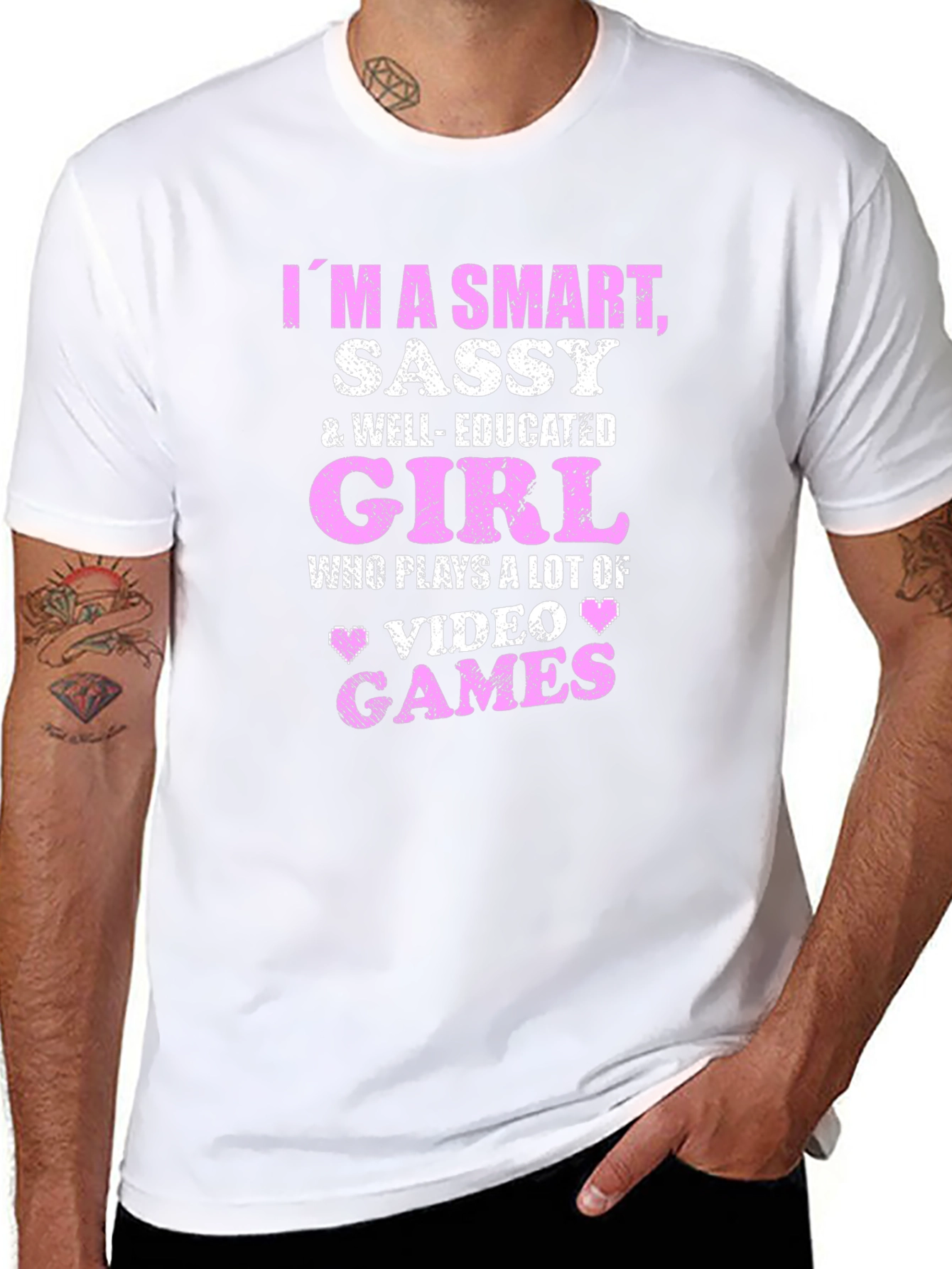 Smart Sassy Gamer Girl T-Shirt
