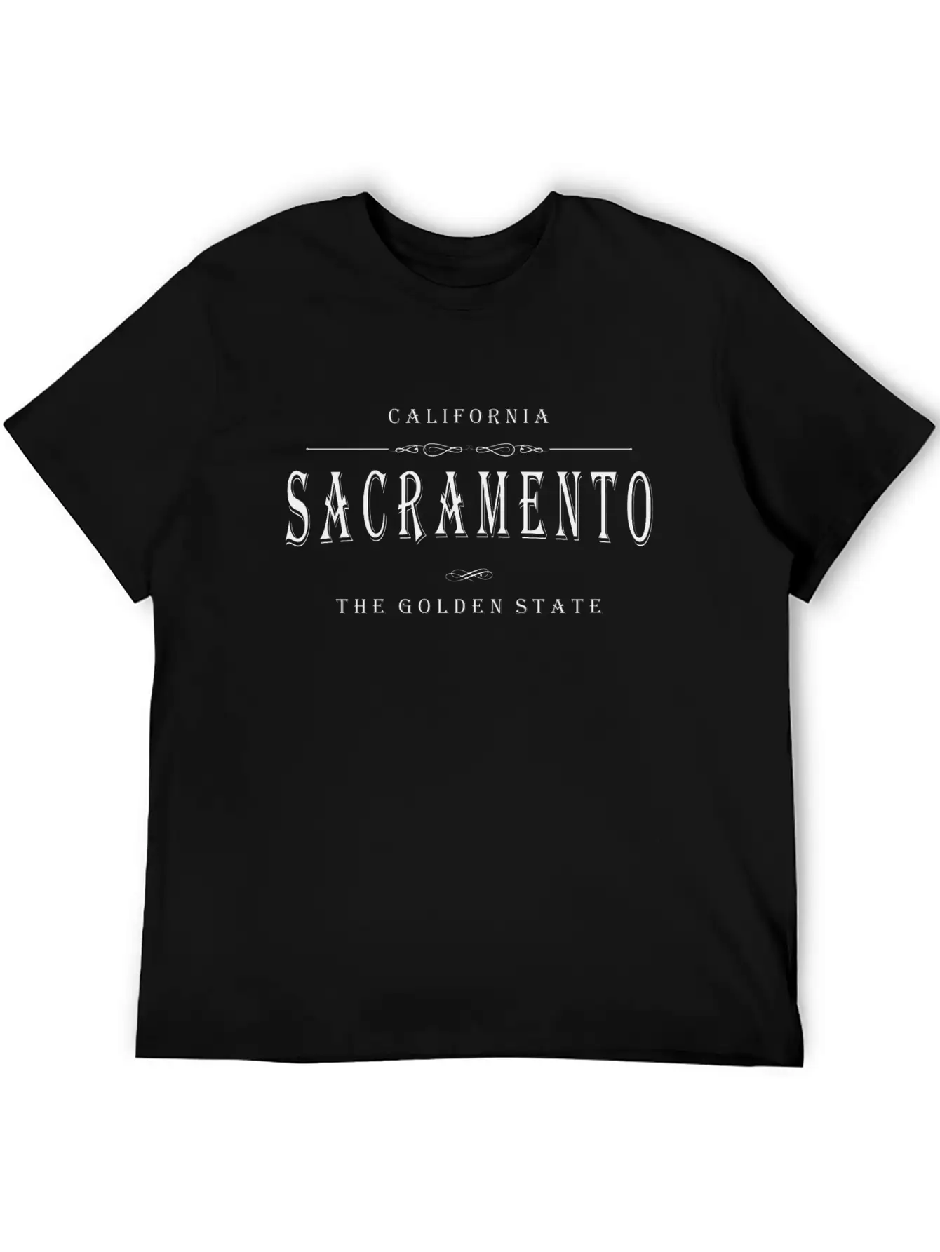 Sacramento (CA) USA Lightweight Cotton T-Shirt – Daily Comfort Graphic Shirt