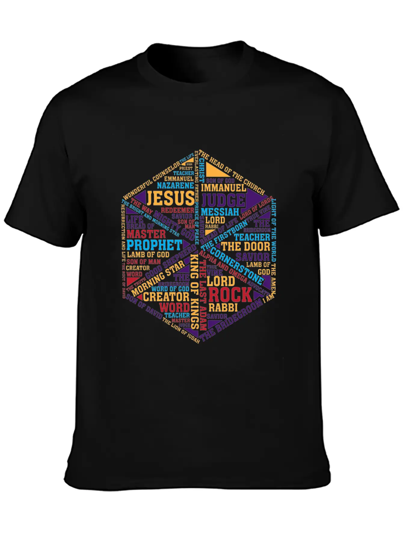 Sacred Glass Art Jesus Tee Stylish Everyday T-Shirt – Unisex Basic Cotton Tee