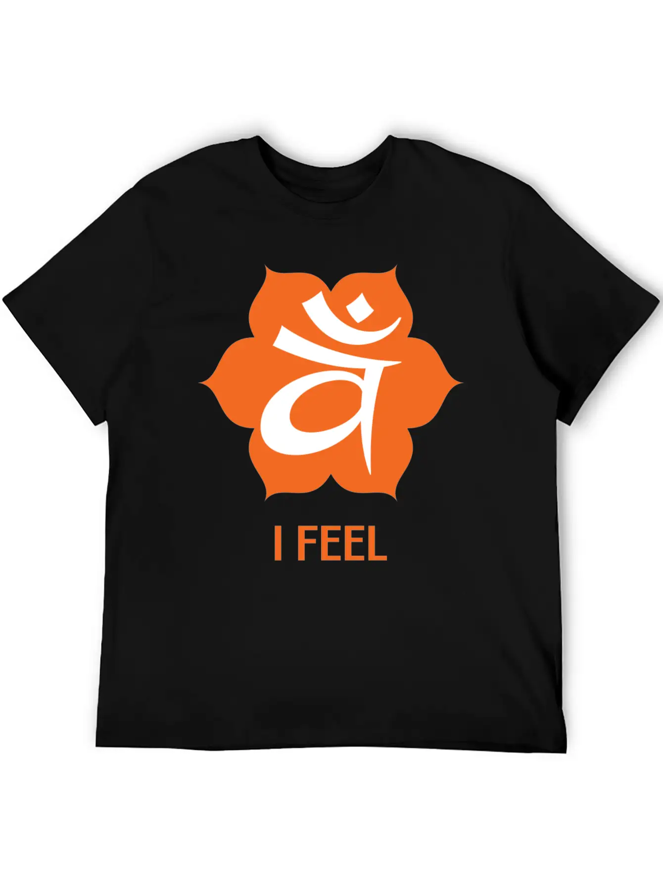 Sacred Orange Chakra - Svadhistana - I Feel Modern Fit Casual T-Shirt ��� Clean And Versatile Design