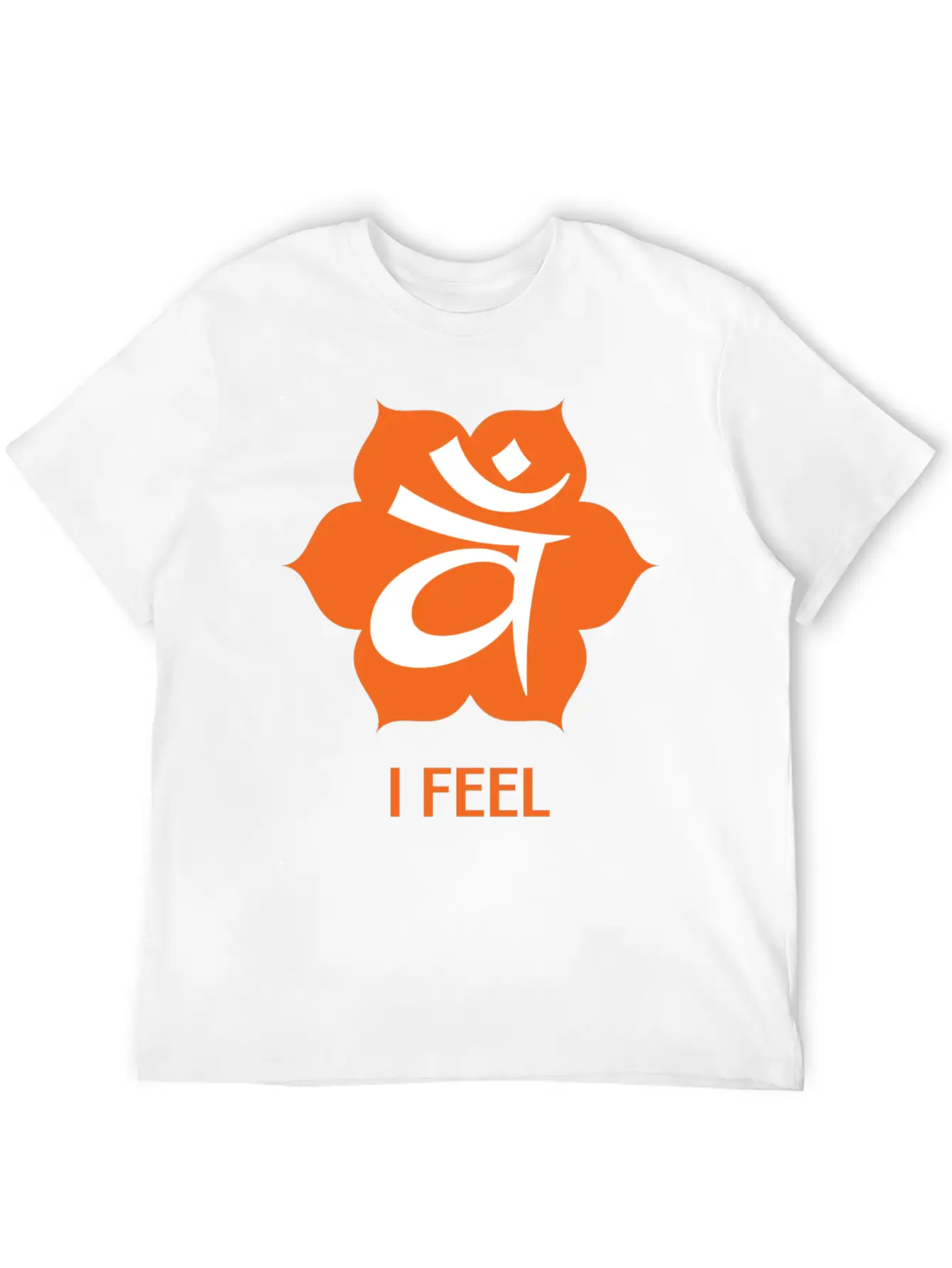 Sacred Orange Chakra - Svadhistana - I Feel Modern Fit Casual T-Shirt ��� Clean And Versatile Design