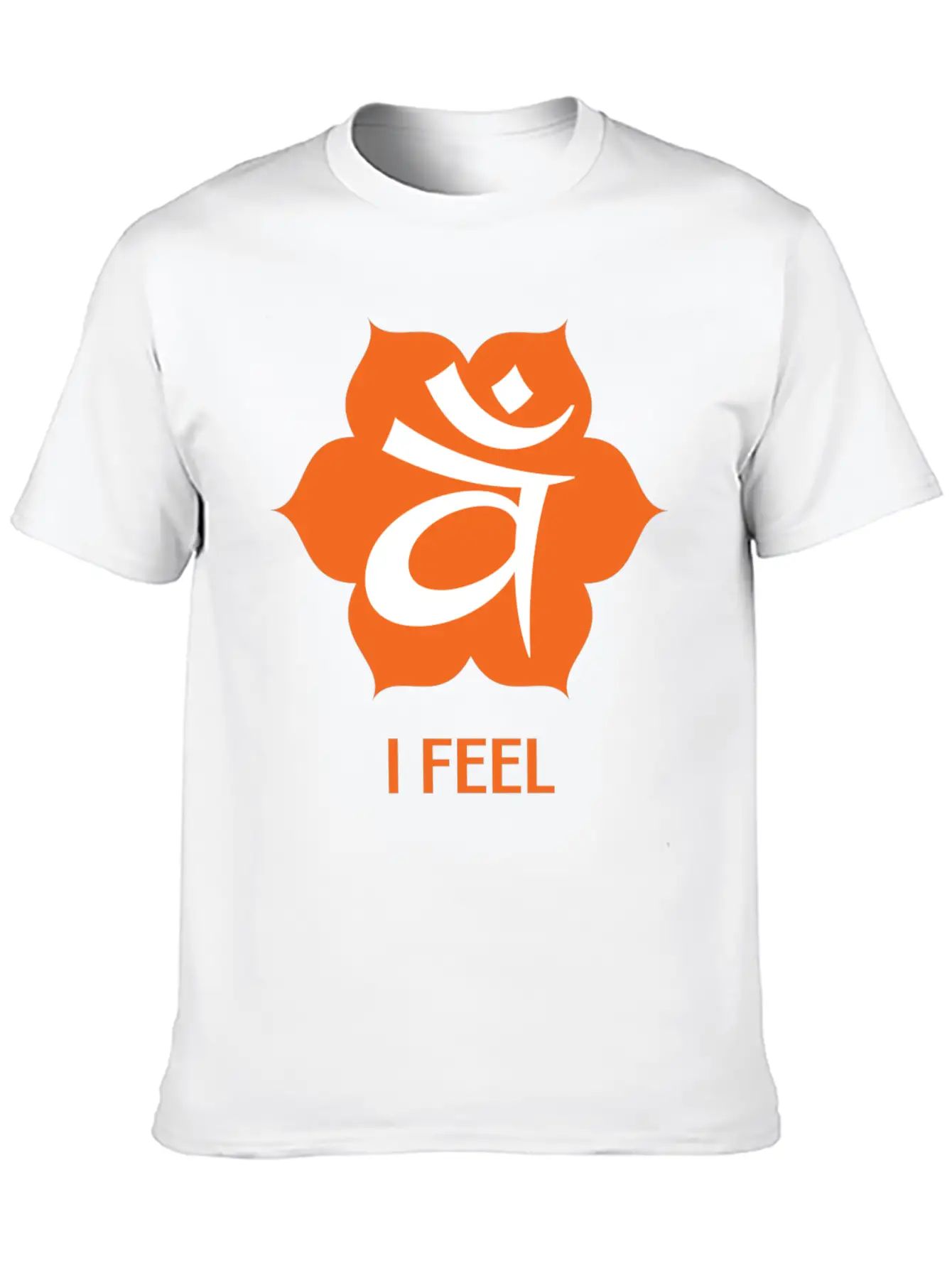 Sacred Orange Chakra - Svadhistana - I Feel Modern Fit Casual T-Shirt ��� Clean And Versatile Design