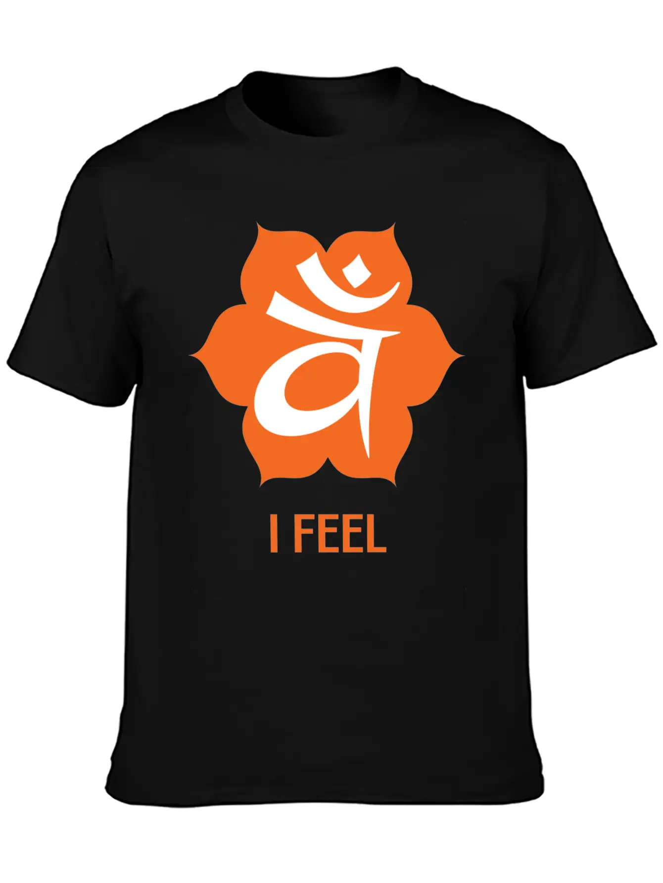 Sacred Orange Chakra - Svadhistana - I Feel Modern Fit Casual T-Shirt ��� Clean And Versatile Design