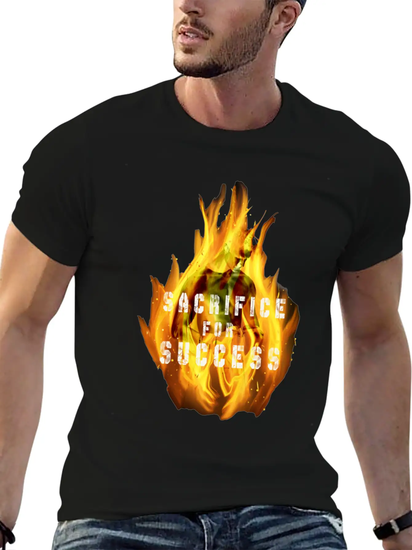 Sacrifice Lightweight Cotton T-Shirt – Daily Comfort Graphic Shirt