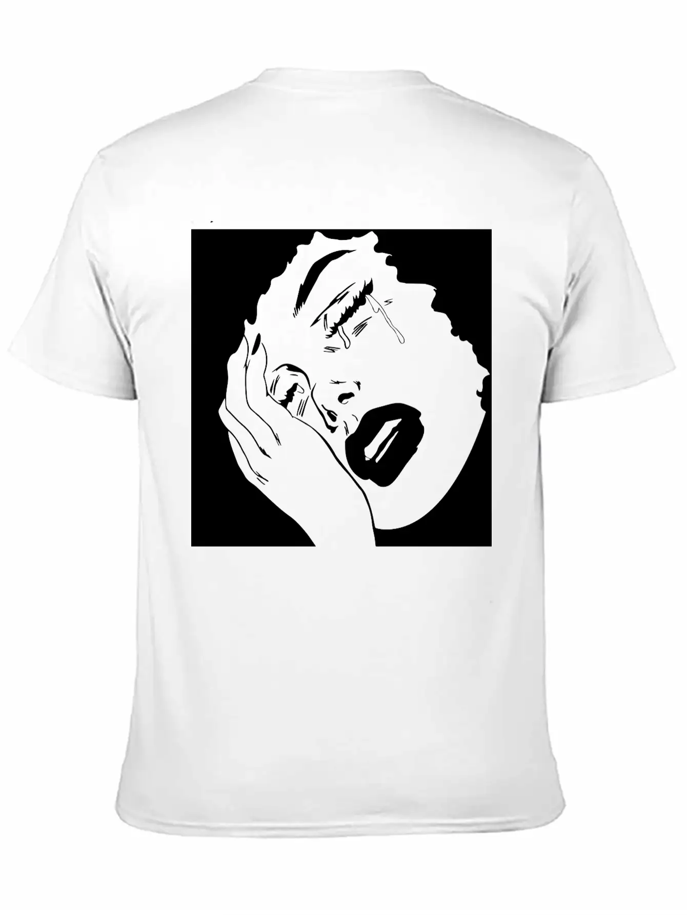 Sad Girl Unisex Casual T-Shirt ��� Clean Design For Daily Comfort